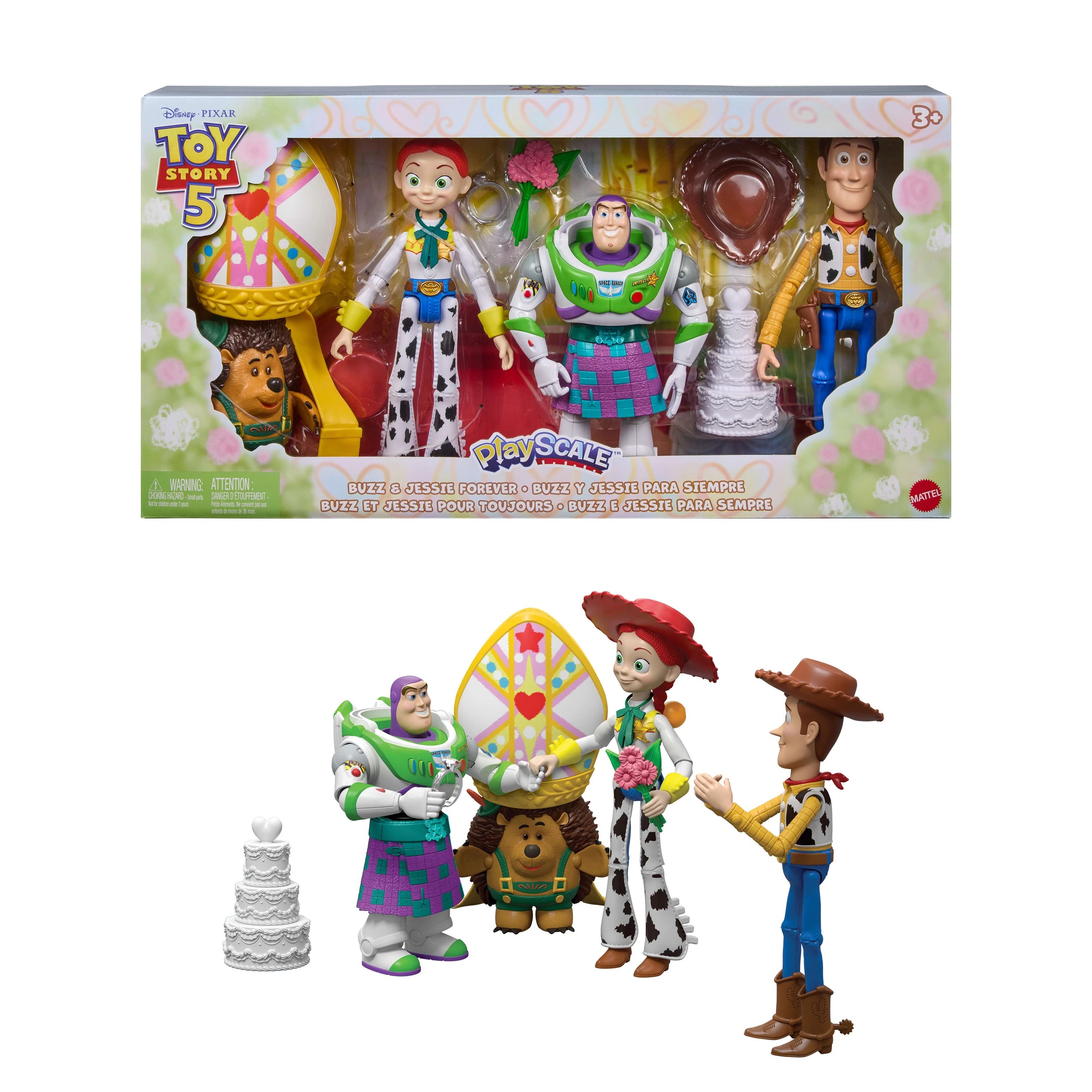 1 4 Pack Disney and Pixar Toy Story 5 Buzz & Jessie Forever Play Scale Figure, 1 of 5