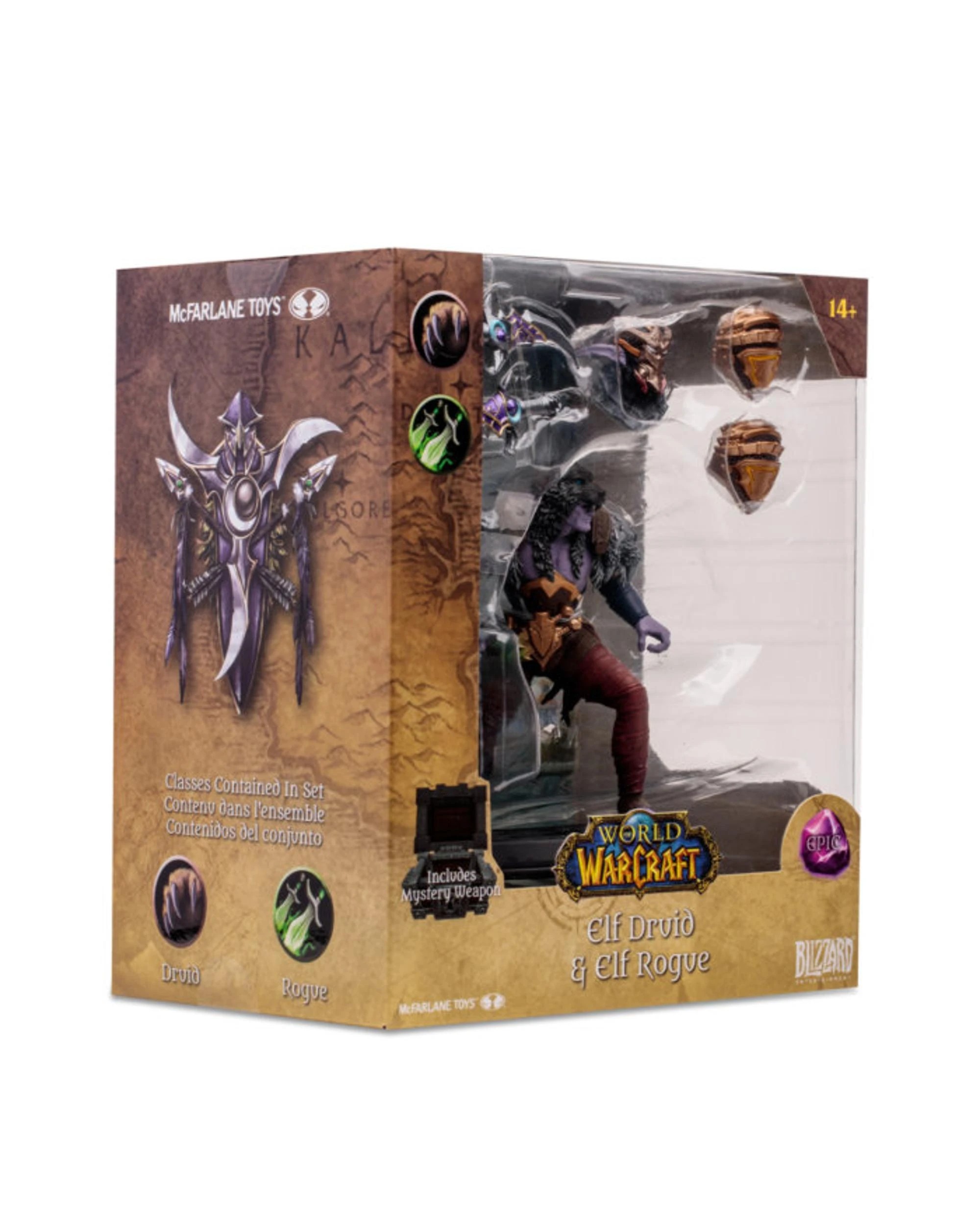 10 McFarlane World Of Warcraft Epic Elf Druid/Rogue 6 inch Figure, 10 of 10