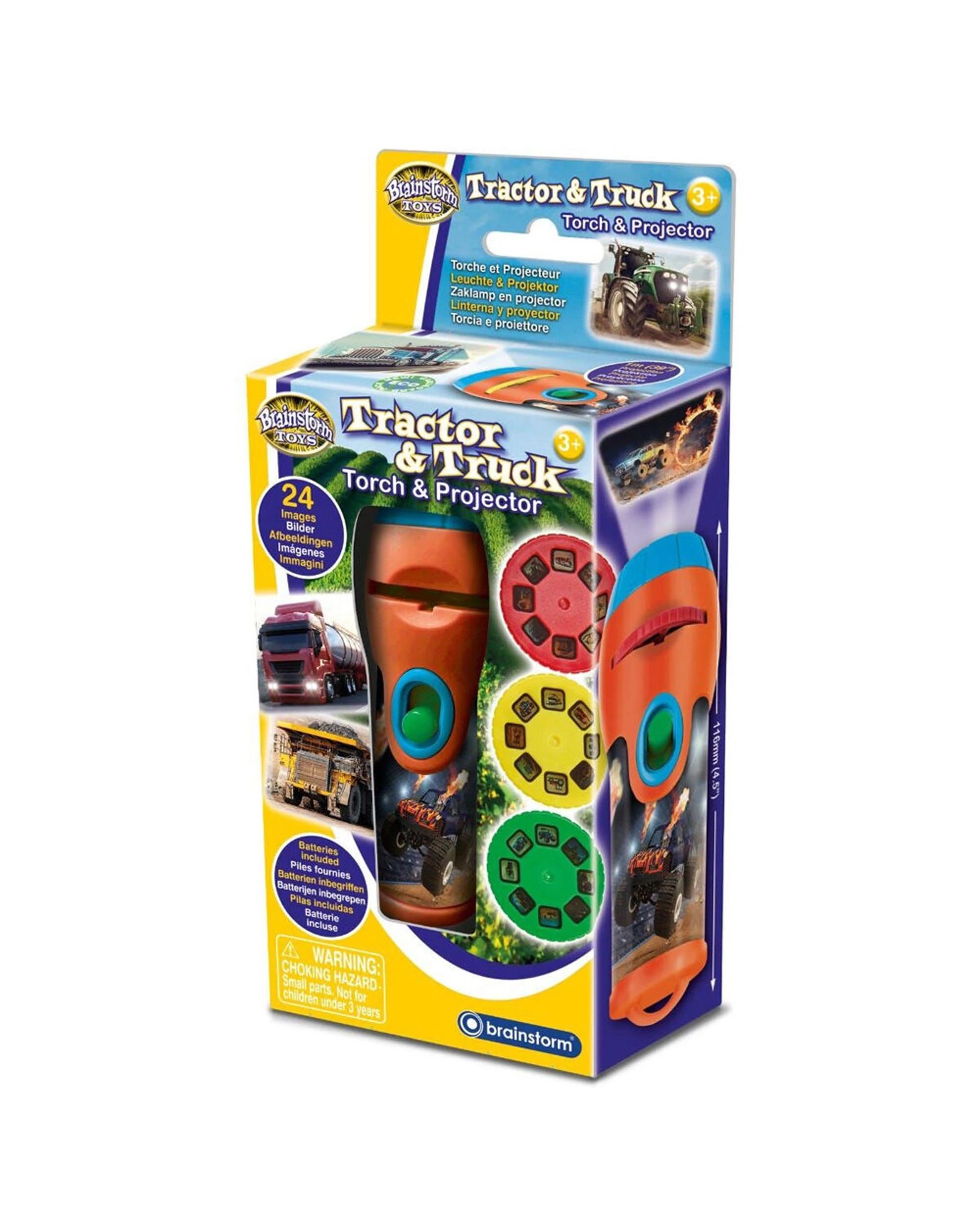 1 Brainstorm Toys Tractor and Truck Torch and Projector, 1 of 4