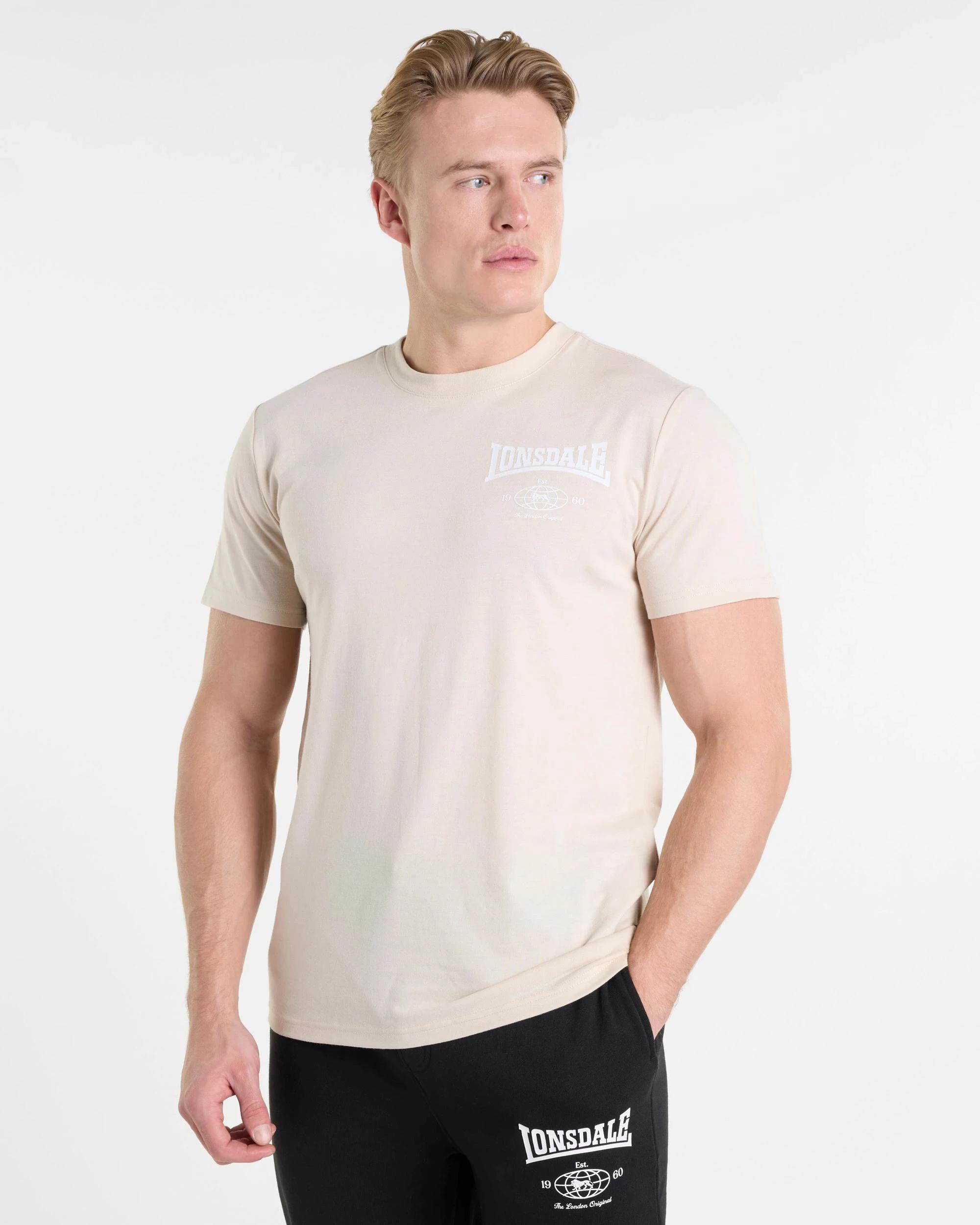 1 Active Core T-Shirt - Lonsdale London WORLDWIDE IVORY, 1 of 4