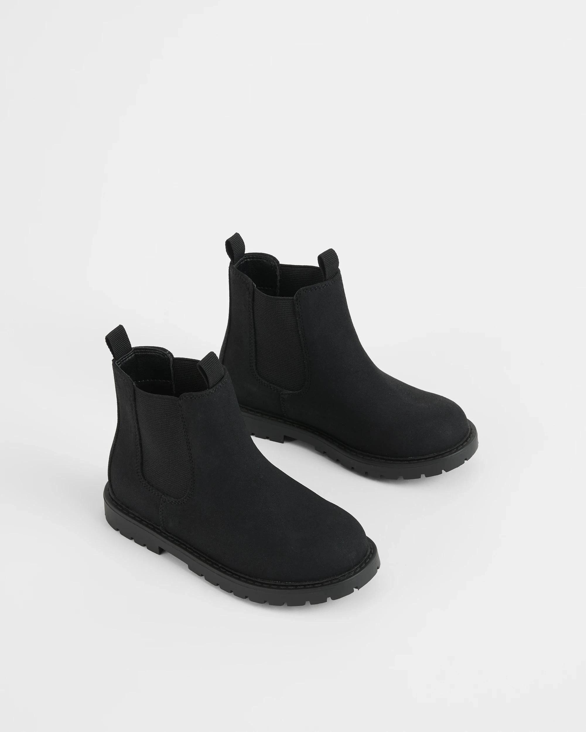 2 Target Kids Elastic Chelsea Boot BLACK, 2 of 3
