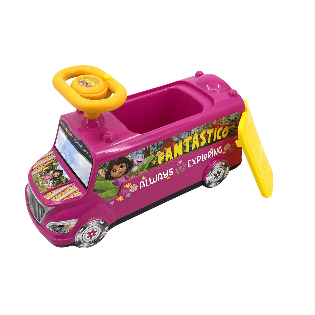 5 Dora The Explorer Exploring Van Foot To Floor Ride-on - Pink, 5 of 5