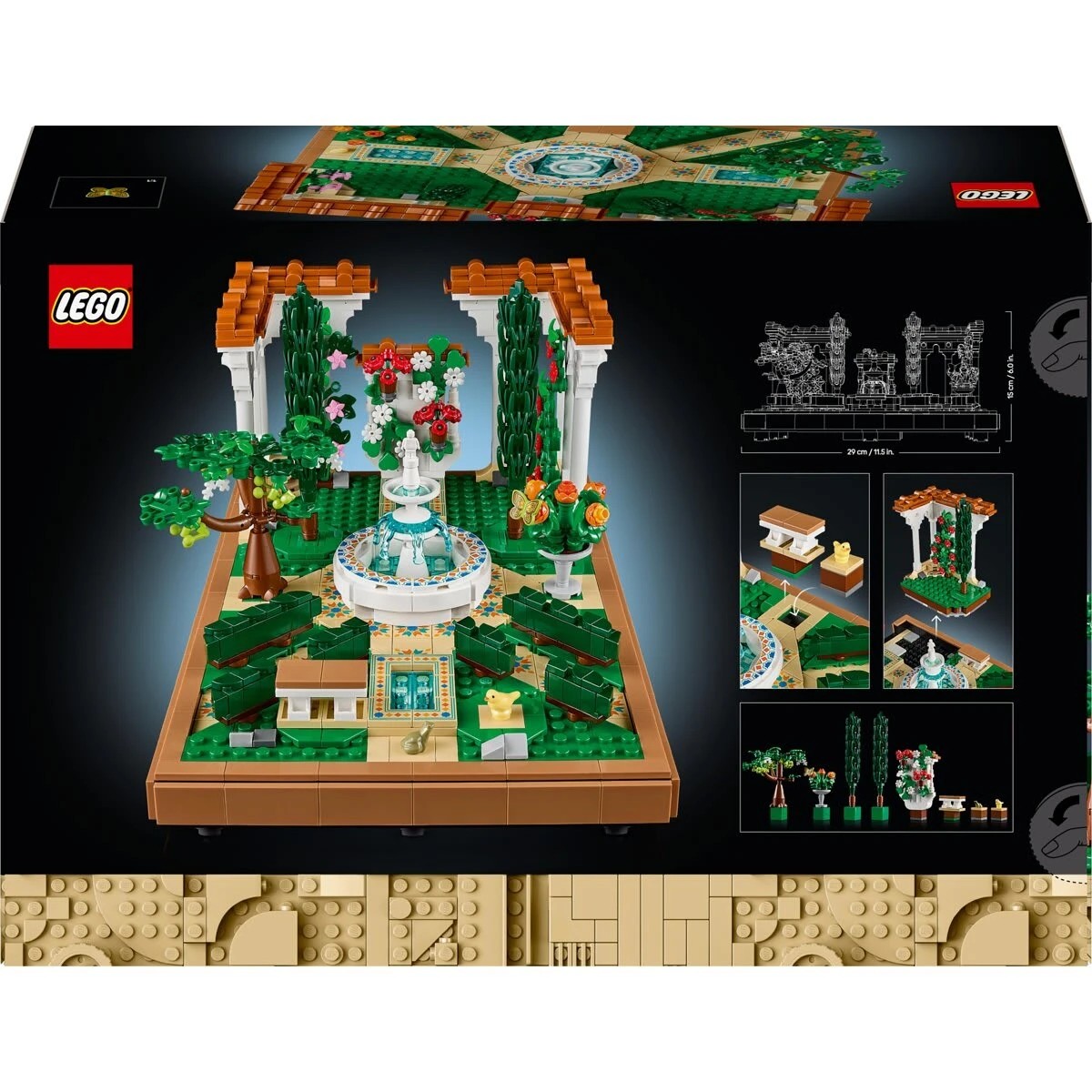 10 LEGO Icons Fountain Garden 10359, 10 of 10