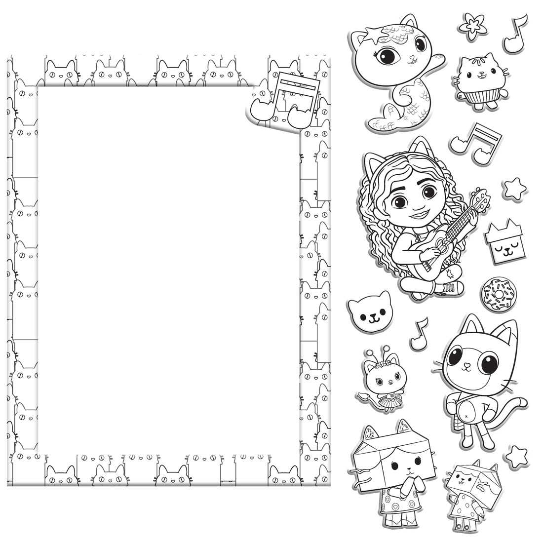 2 Kaleidoscope Colour-Me-Magnets Gabby's Dollhouse Colouring Book, 2 of 6