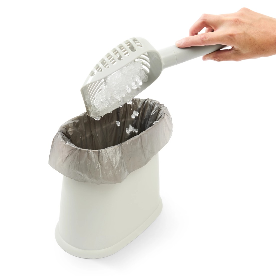 2 Cat Litter Waste Bin - Grey, 2 of 10