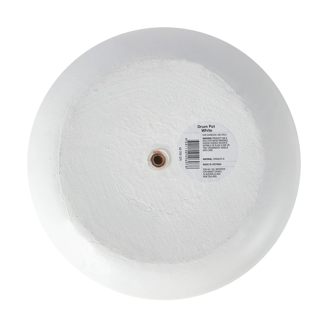 6 Drum Pot - White, 6 of 6