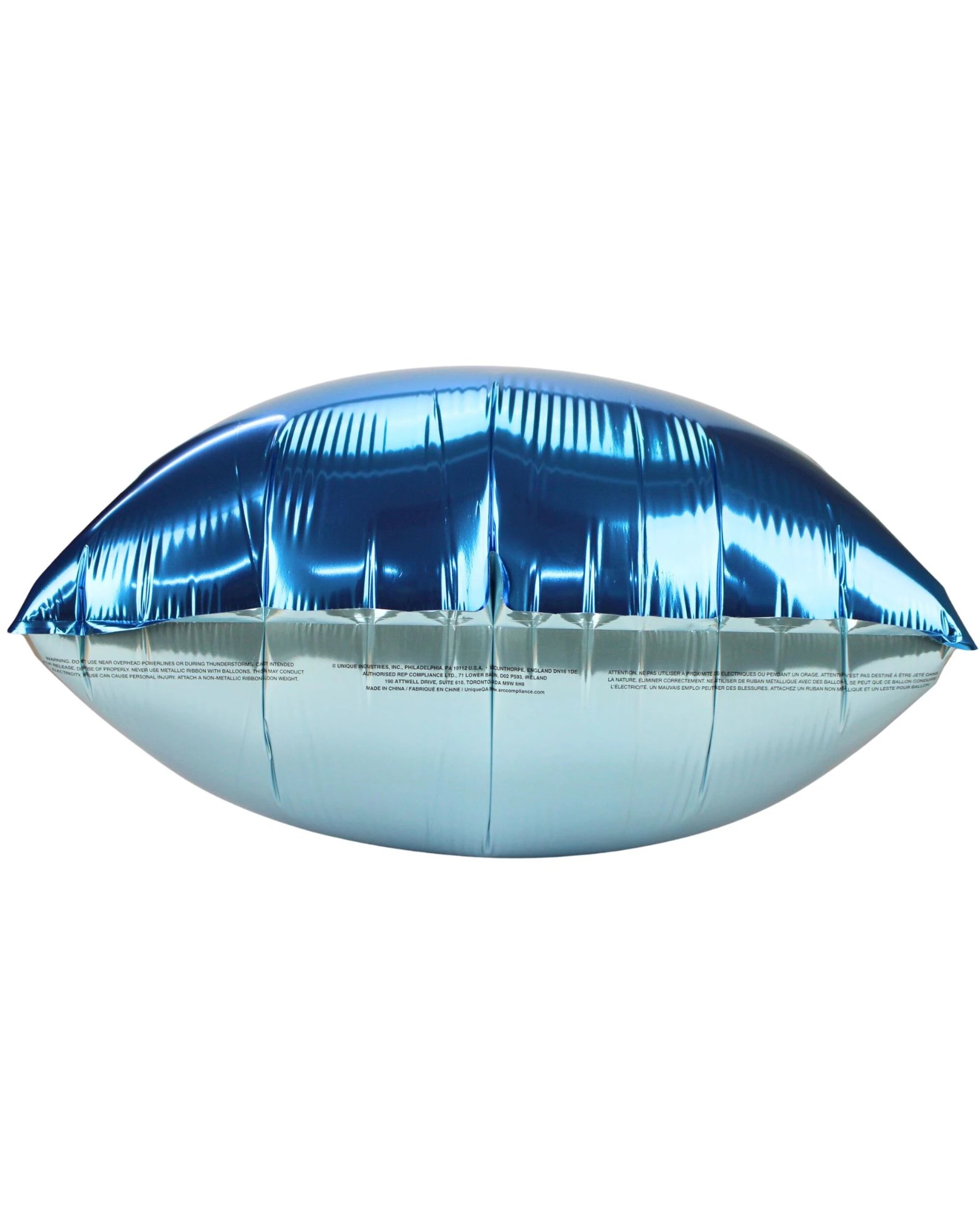 10 Meteor Double Sided 60cm Square Foil Backdrop Balloon - Blue, 10 of 10