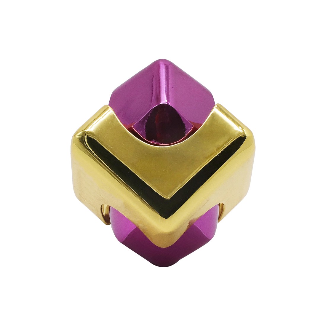 5 Trend Hub Spinning Metal Fusion Orbit Cube - Assorted, 5 of 5