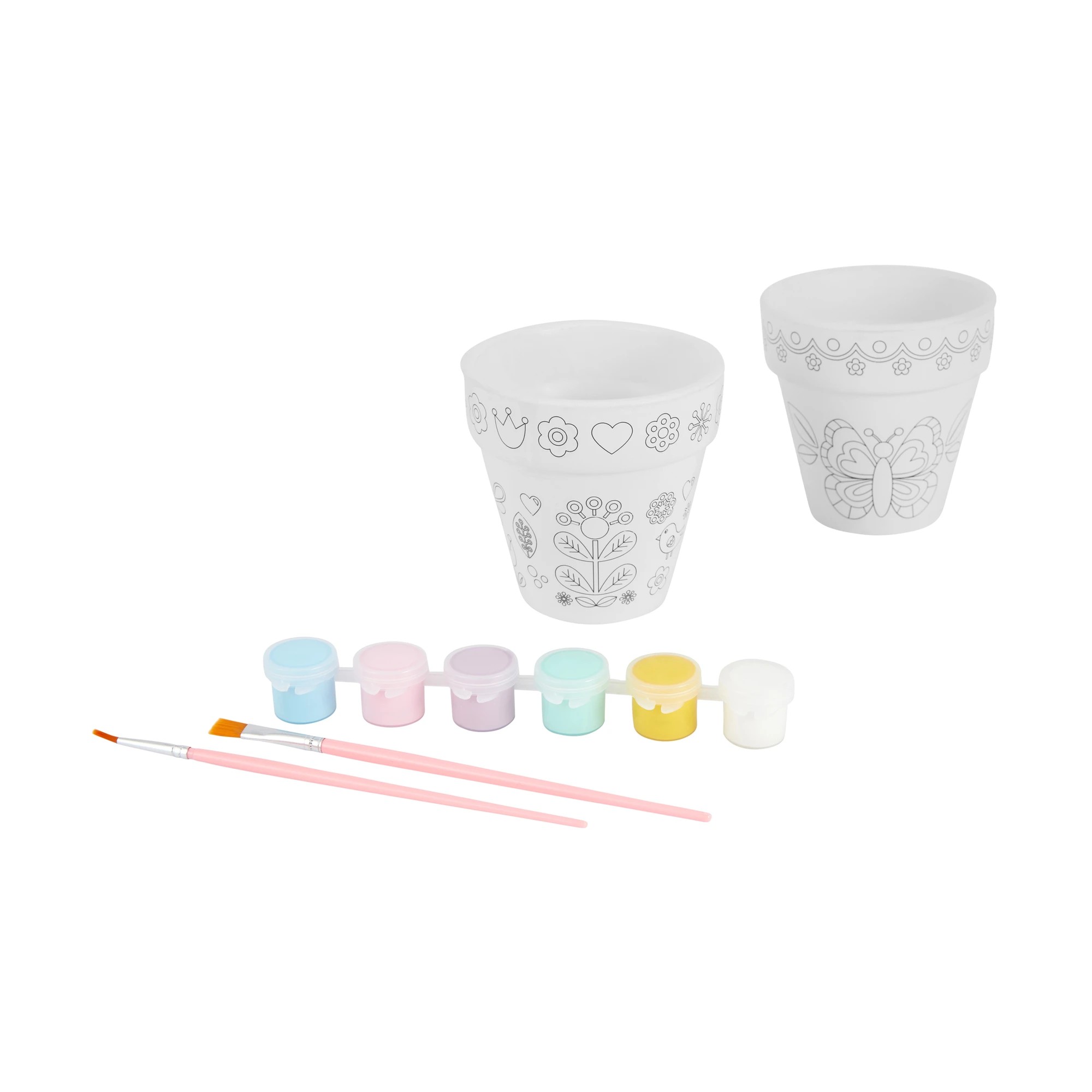 2 10 Piece Paint Your Own Pots, 2 of 8