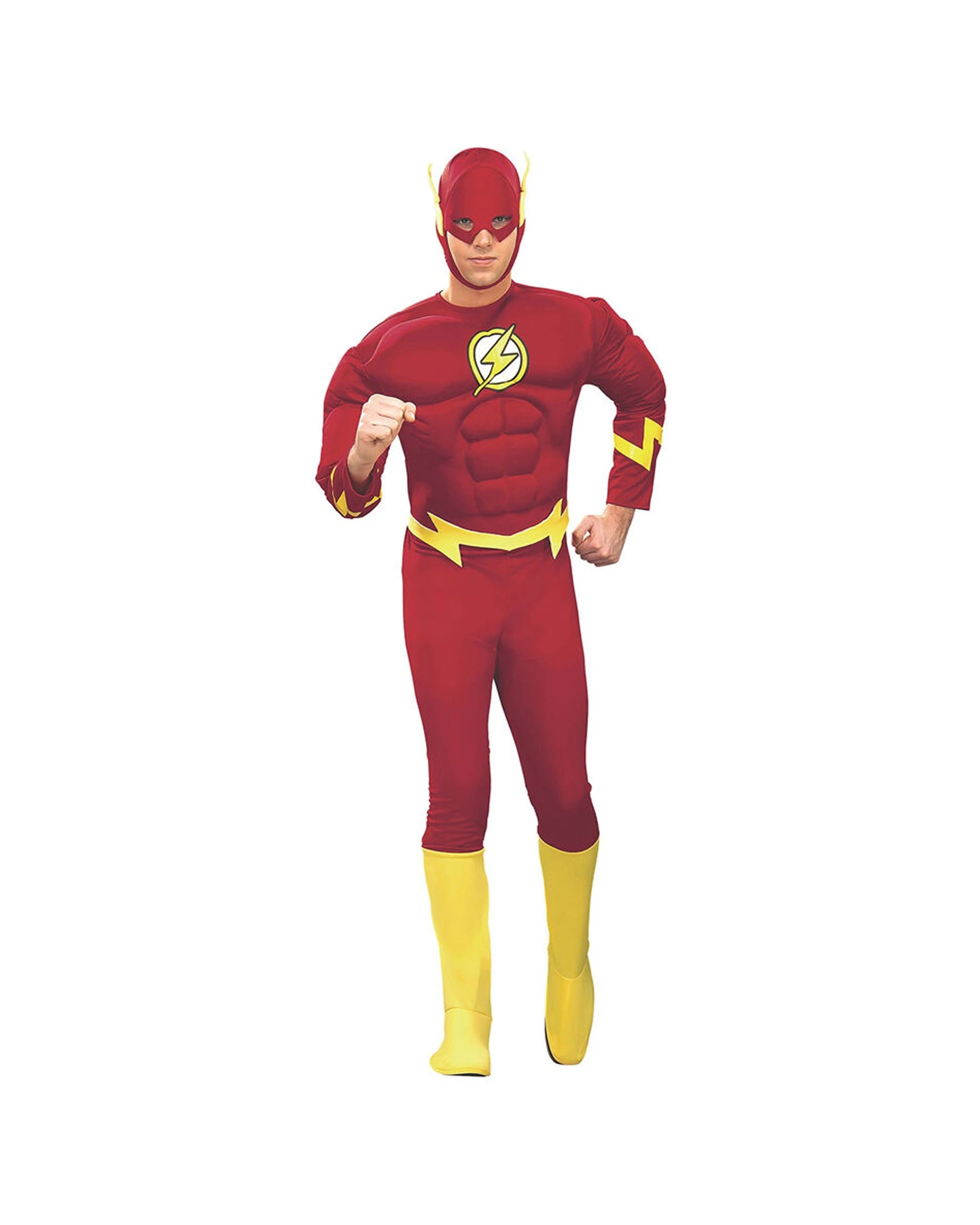 1 Dc Comics The Flash Comic Book Mens Dress Up Costume Size M - Multi, 1 of 3