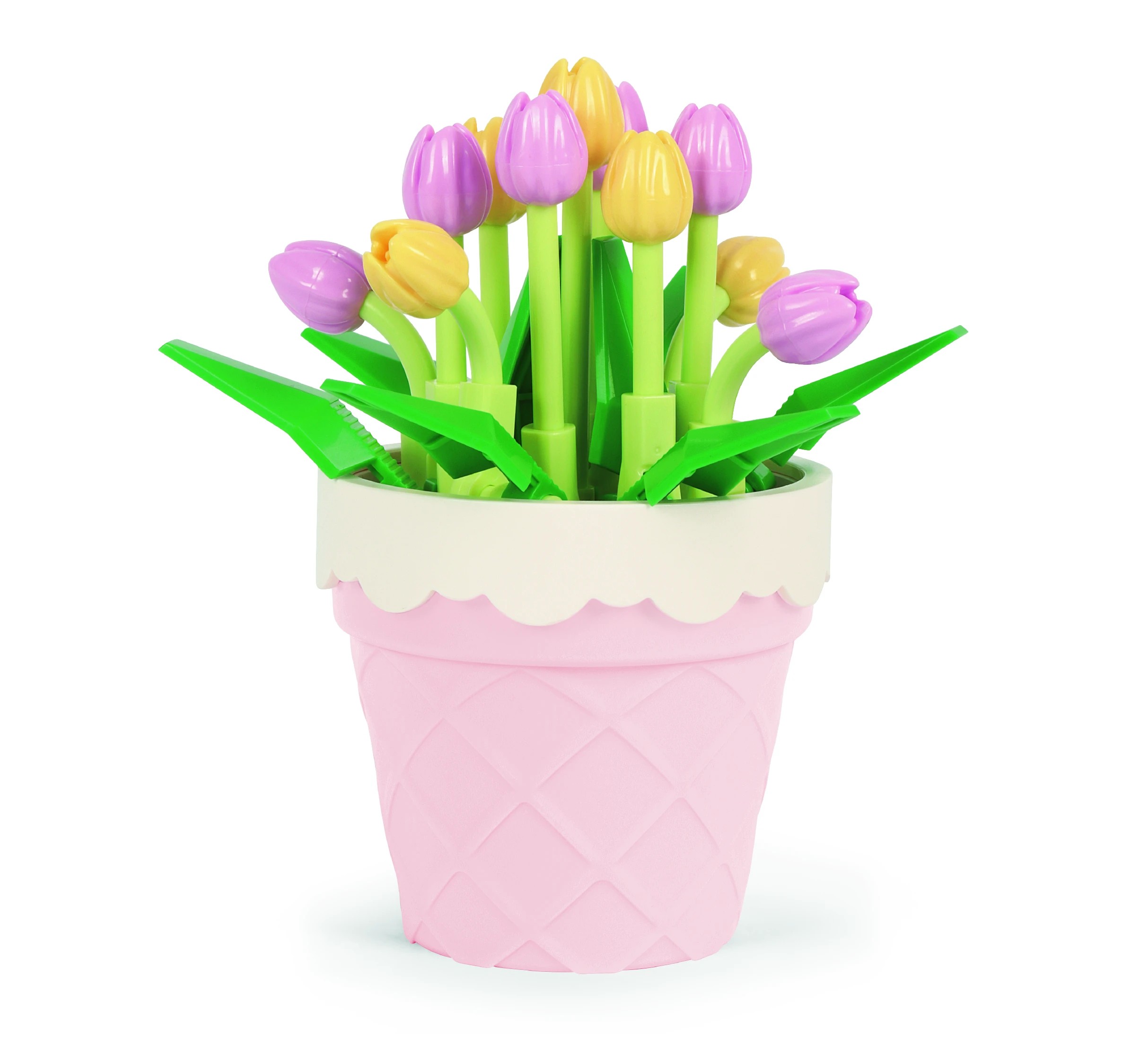 5 Mini Blocks Flower Series: Flower Pot - Assorted, 5 of 5