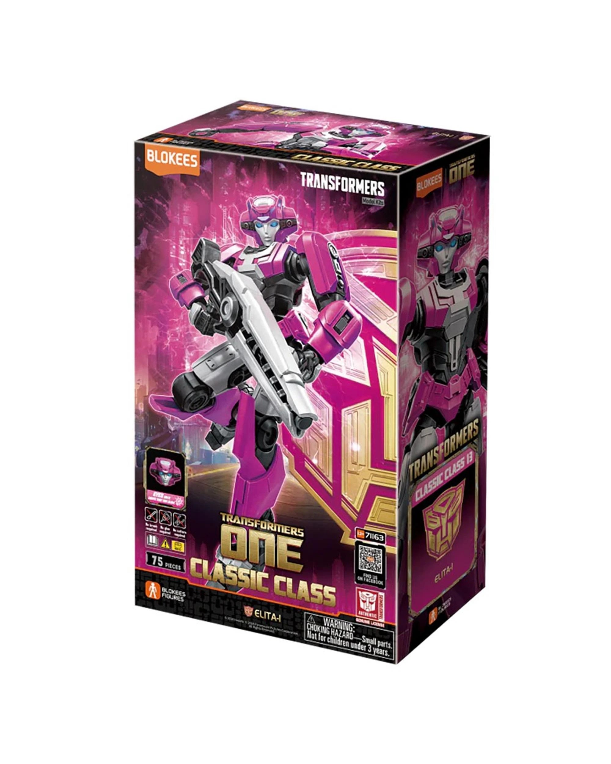 1 Blokees Transformers Classic Class 13 One Elita-1 Model Kit, 1 of 10