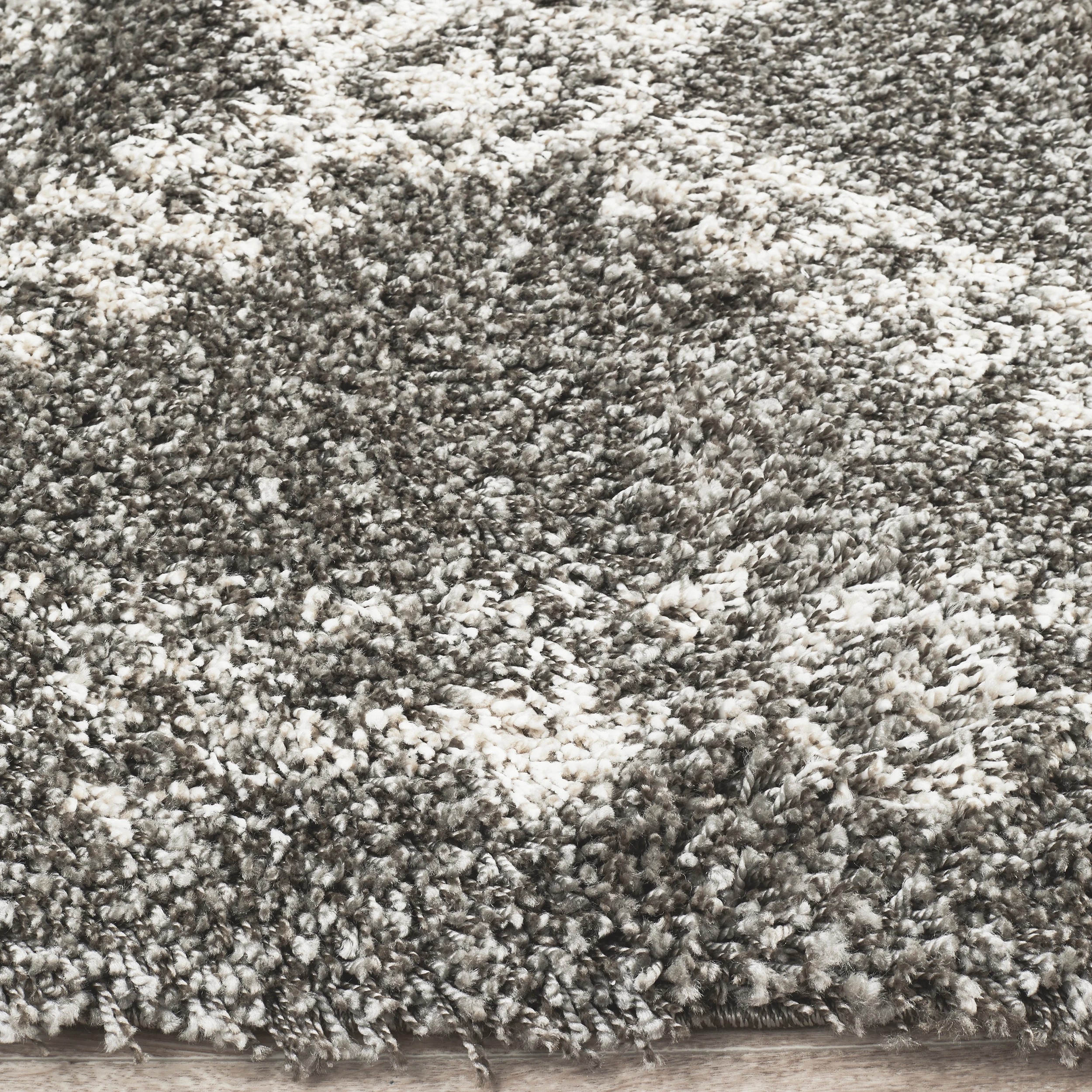 5 Common Ground Rugs Amber 33 170x120cm - Small Shag Rug - Silver, 5 of 6
