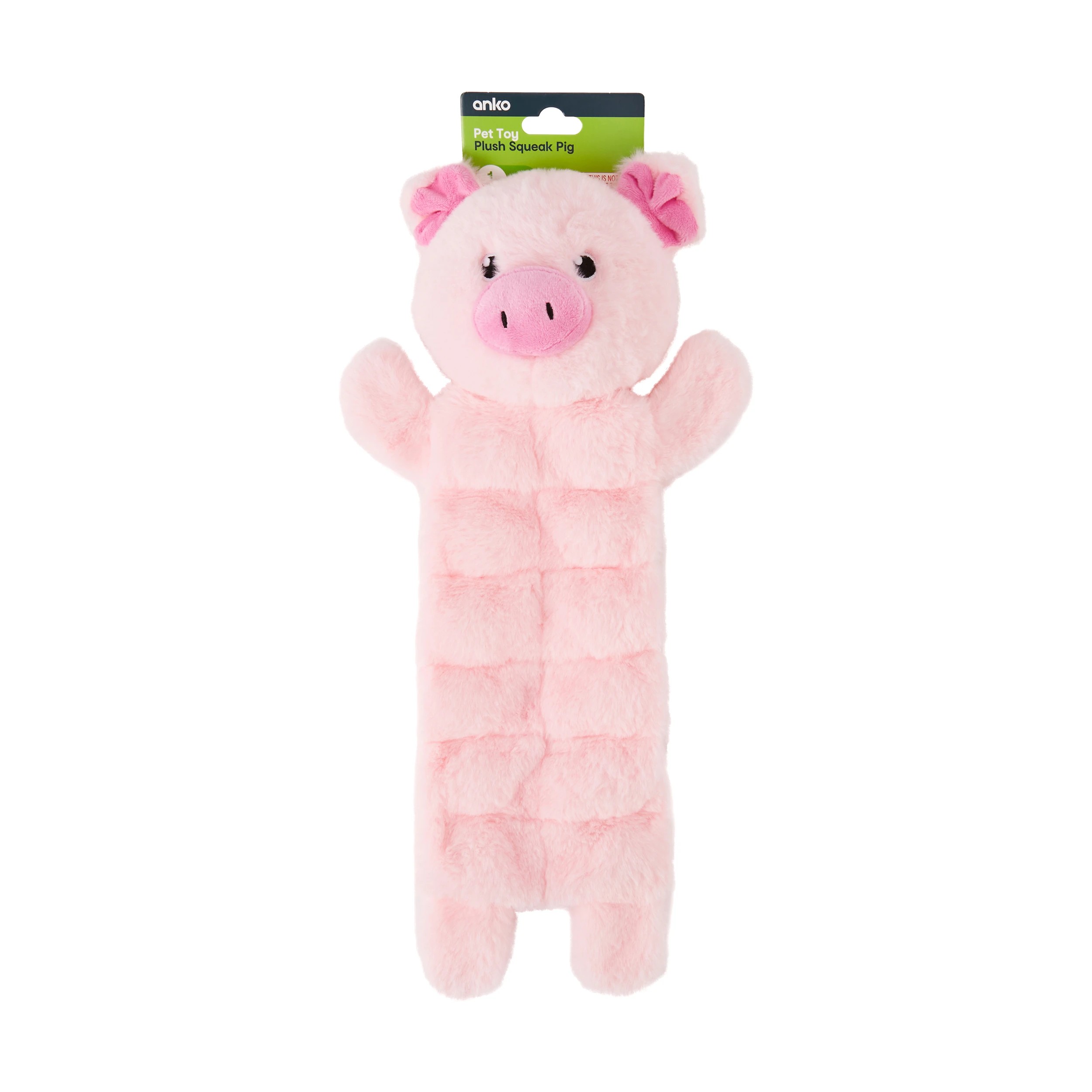 5 Pet Toy Plush Squeaker Pig, 5 of 5