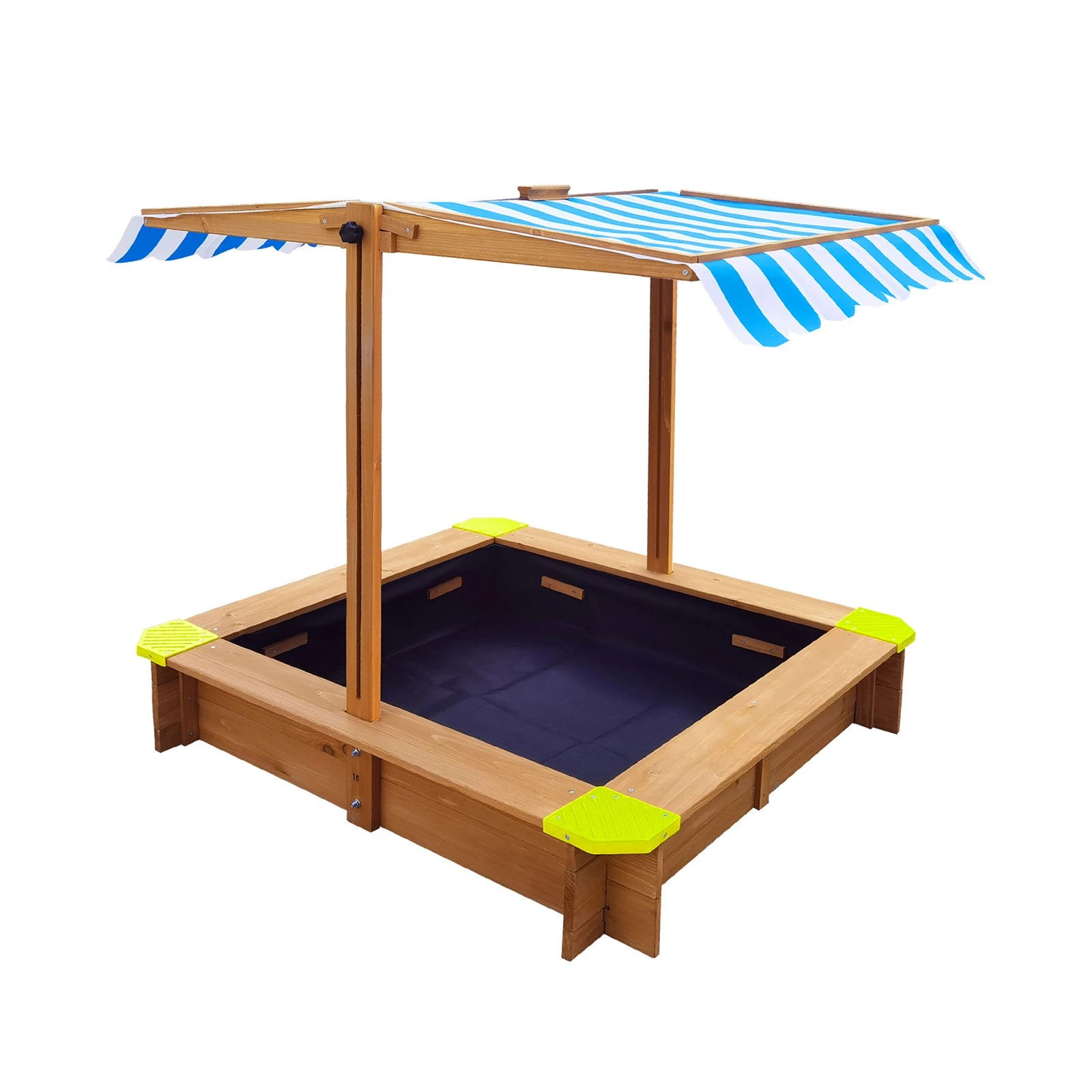 1 Mazam Kids Sandpit Outdoor Toys Wooden Sandbox Beach Play Box Children Canopy
 - multi, 1 of 10