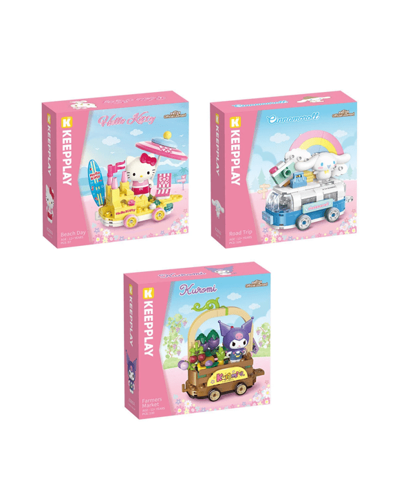 Keepplay Hello Kitty Sanrio Characters & Vehicle Playset - Assorted