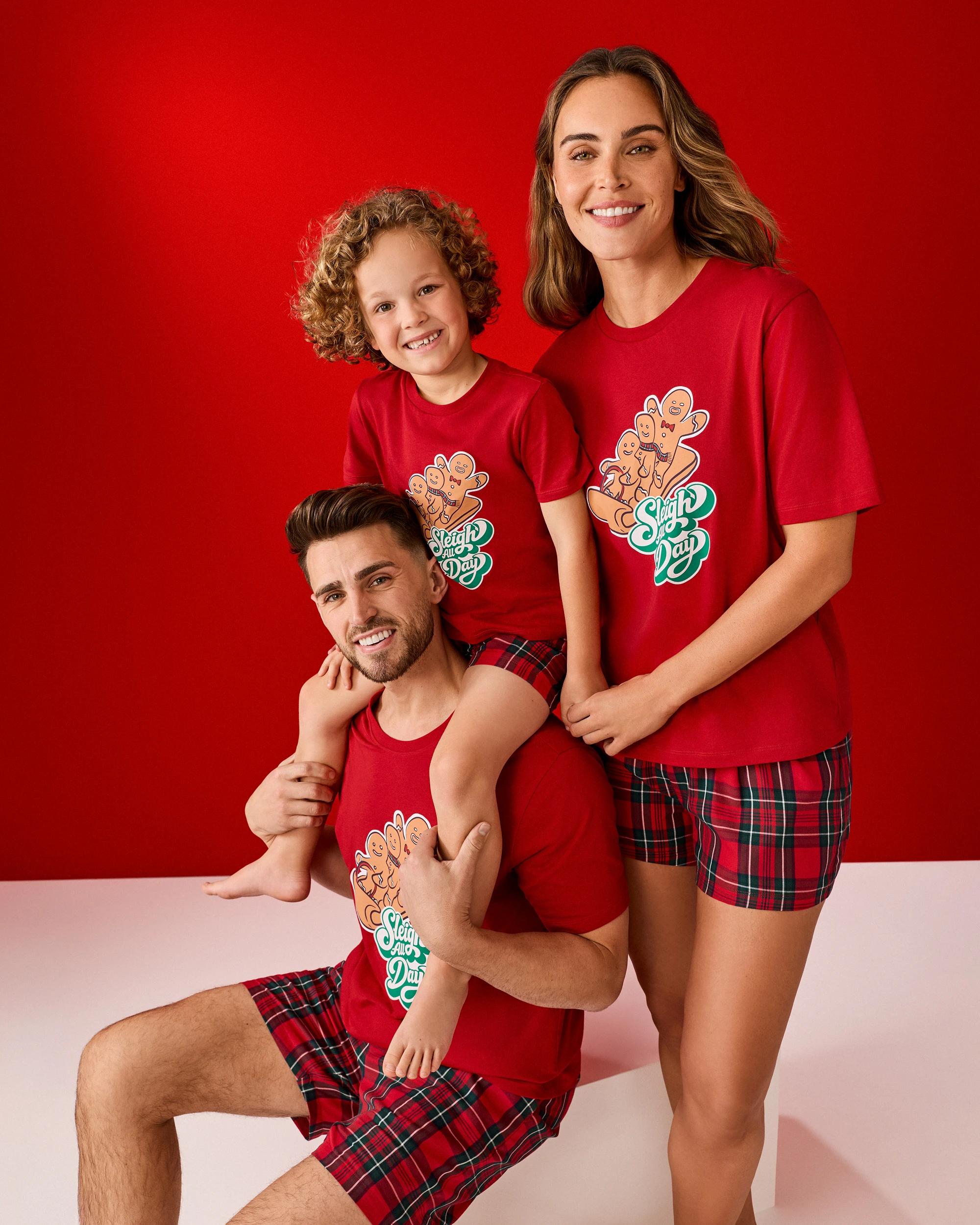 8 Target Woman Family Matching Christmas Australian Cotton Womens Pyjama Set - Gingerbread Sleigh All Day GINGERBREAD SLEIGH ALL DAY, 8 of 8