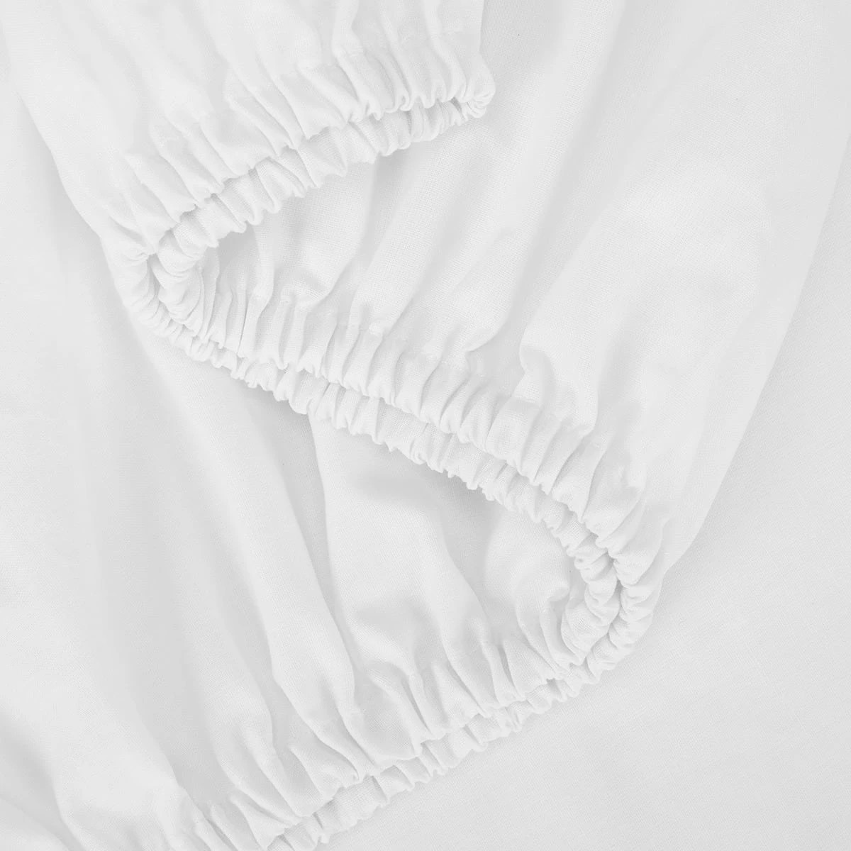 3 180 Thread Count Sheet Set - Double Bed, White, 3 of 7