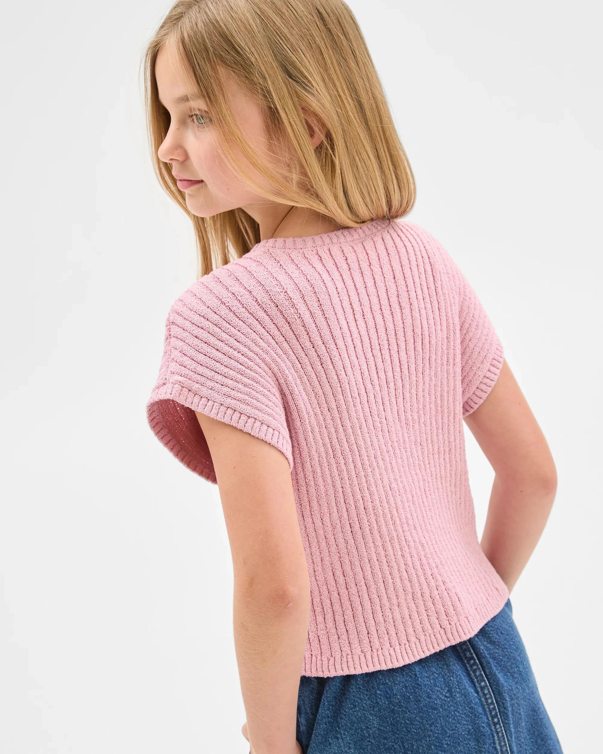 3 Target Australian Cotton Blend Knit T-Shirt BLEACHED MAUVE, 3 of 5