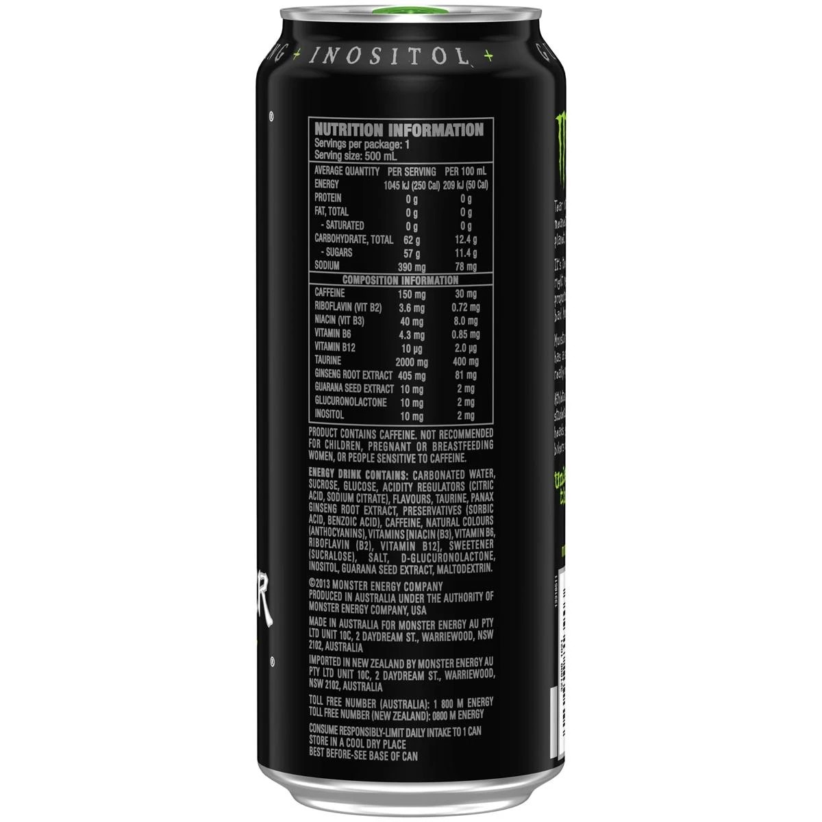 3 Monster Energy Drink Original 500ml, 3 of 6