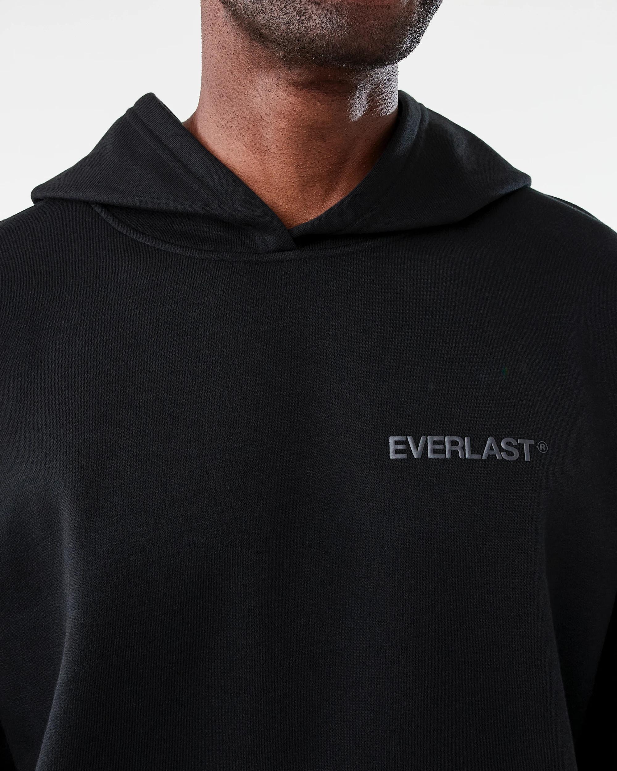 6 Everlast Mens Oversized Hoodie Black, 6 of 9