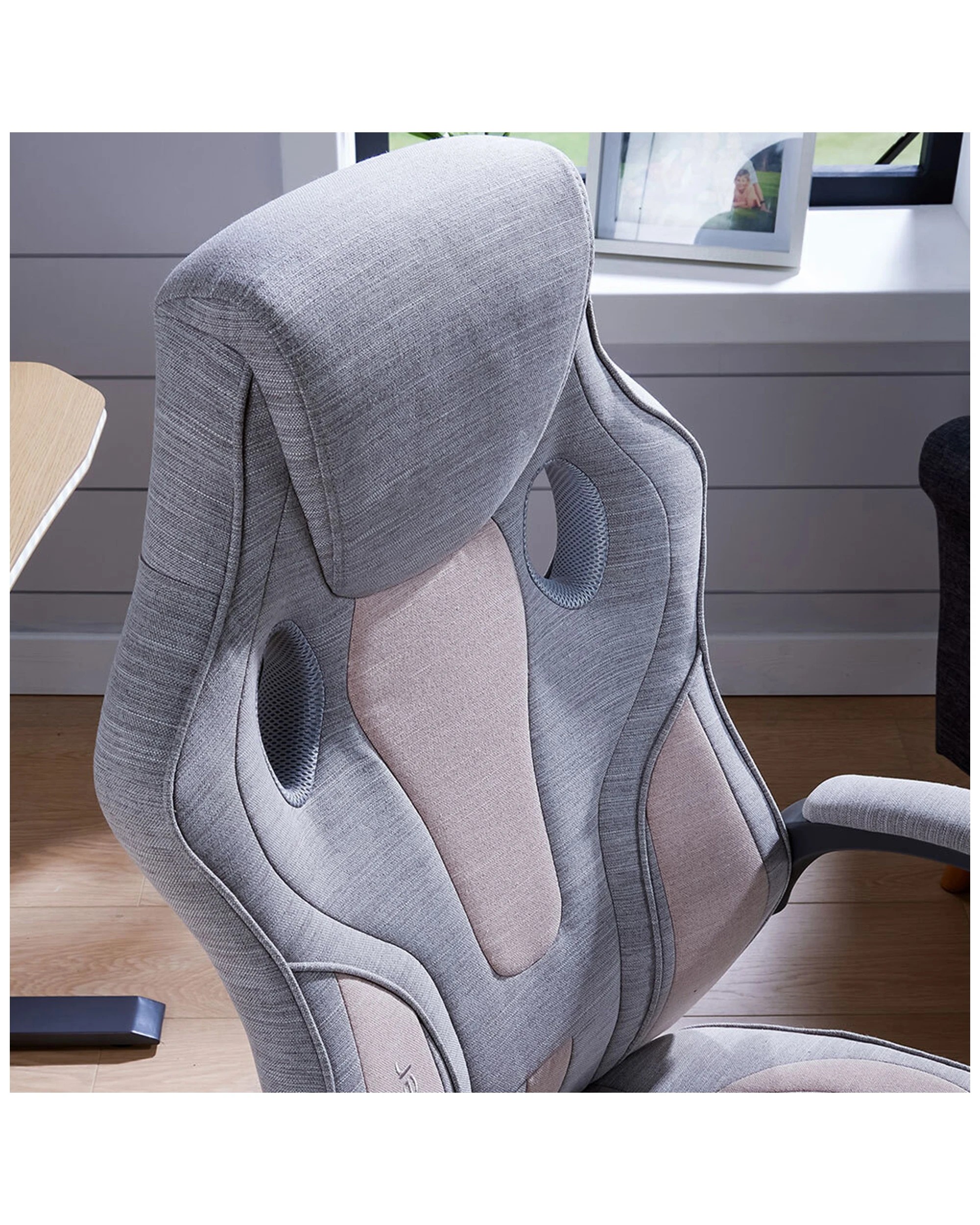 4 X Rocker Maverick Erganomic Junior Office Gaming Chair Powder
 - Grey, 4 of 7