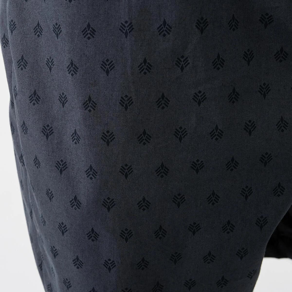9 Short Sleeve Woven Button Through Pyjama Set Geo Ash, 9 of 10