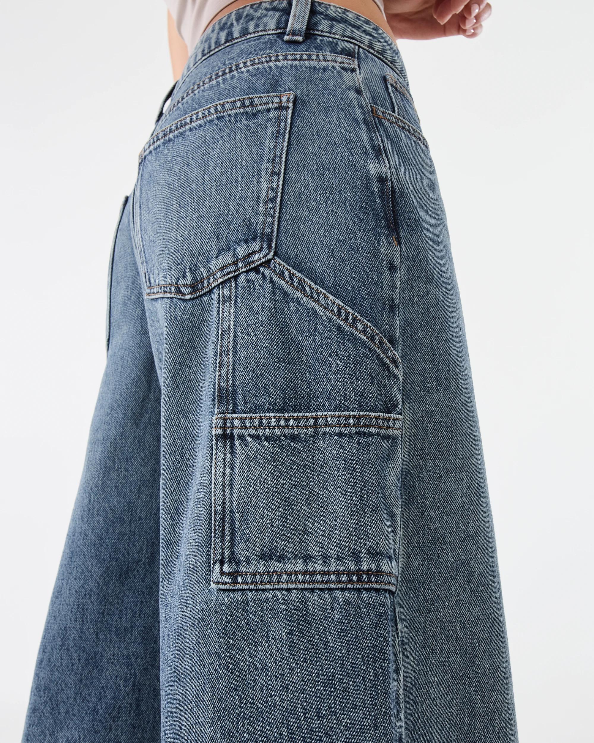 6 Carpenter Jorts Mid Wash, 6 of 9