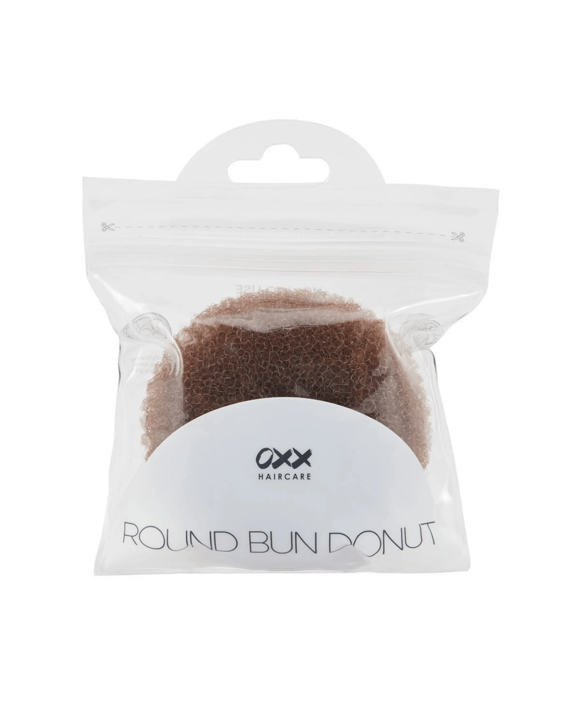 OXX Haircare Round Donut Bun - Brown