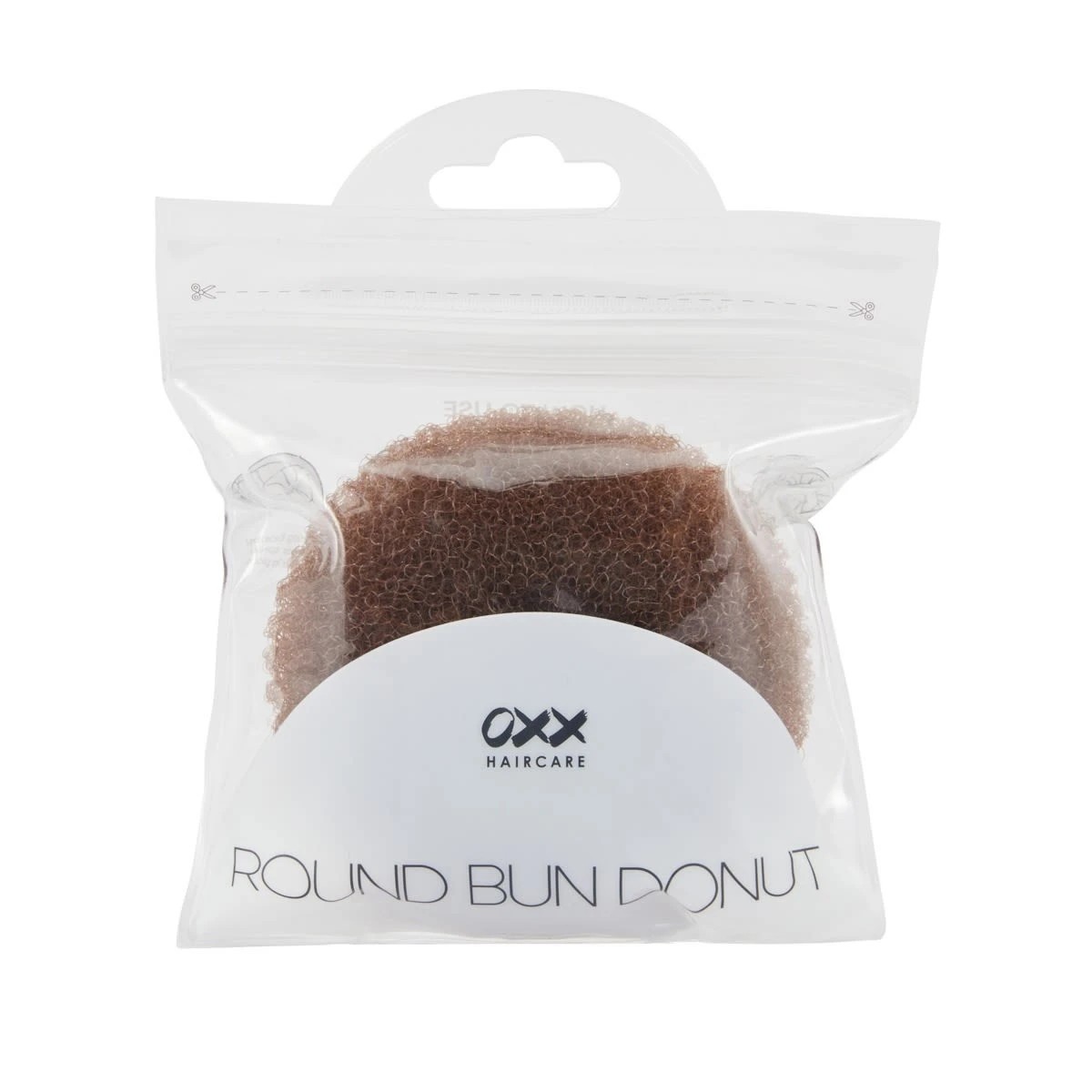 1 OXX Haircare Round Donut Bun - Brown, 1 of 4