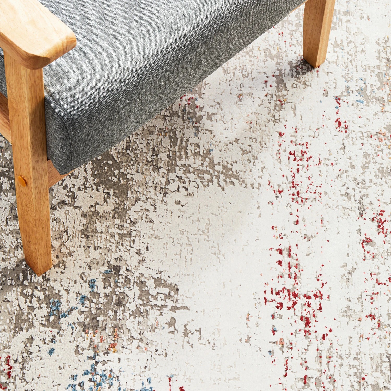 8 Common Ground Rugs Glimmers 109 330x240cm - Extra Large Bamboo Silk Floor Rug - Multi, 8 of 9