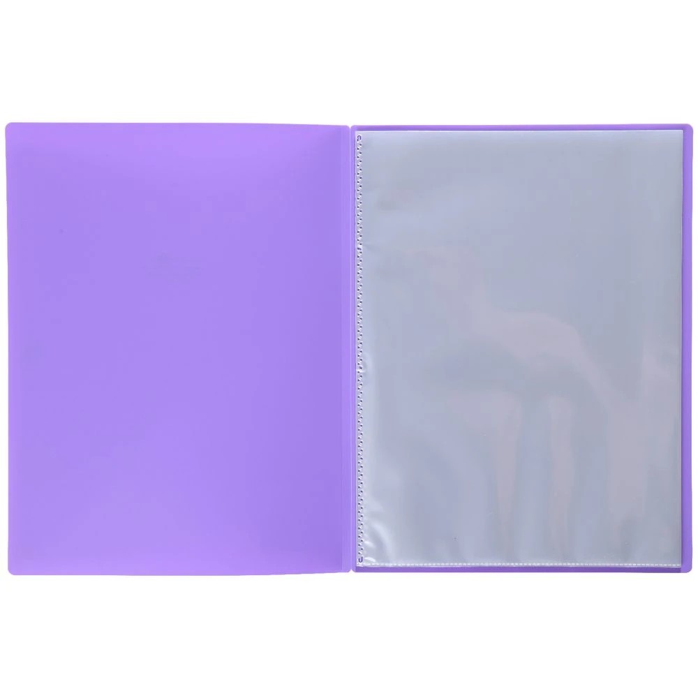 3 Aqua Drops Display Book A4 10 Pockets Vivid Purple, 3 of 4