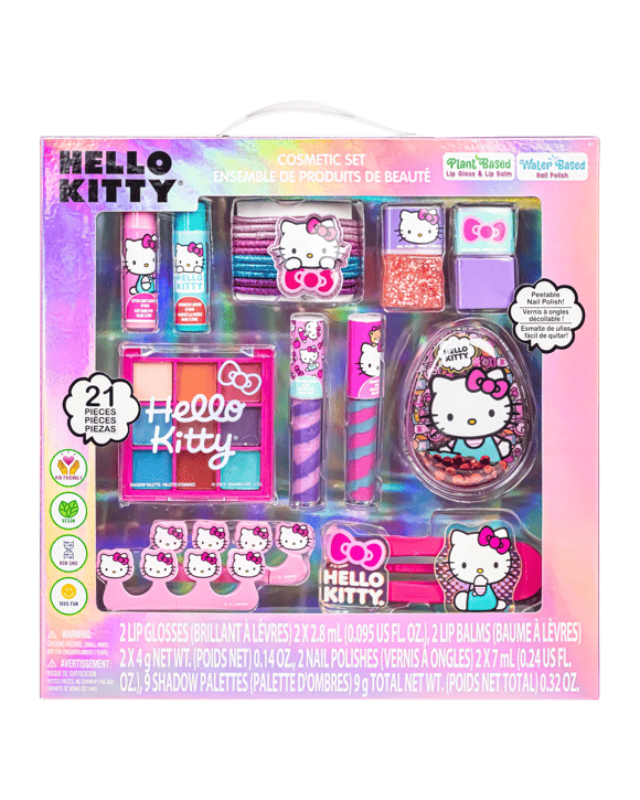 Hello Kitty 21 Piece Cosmetic Set