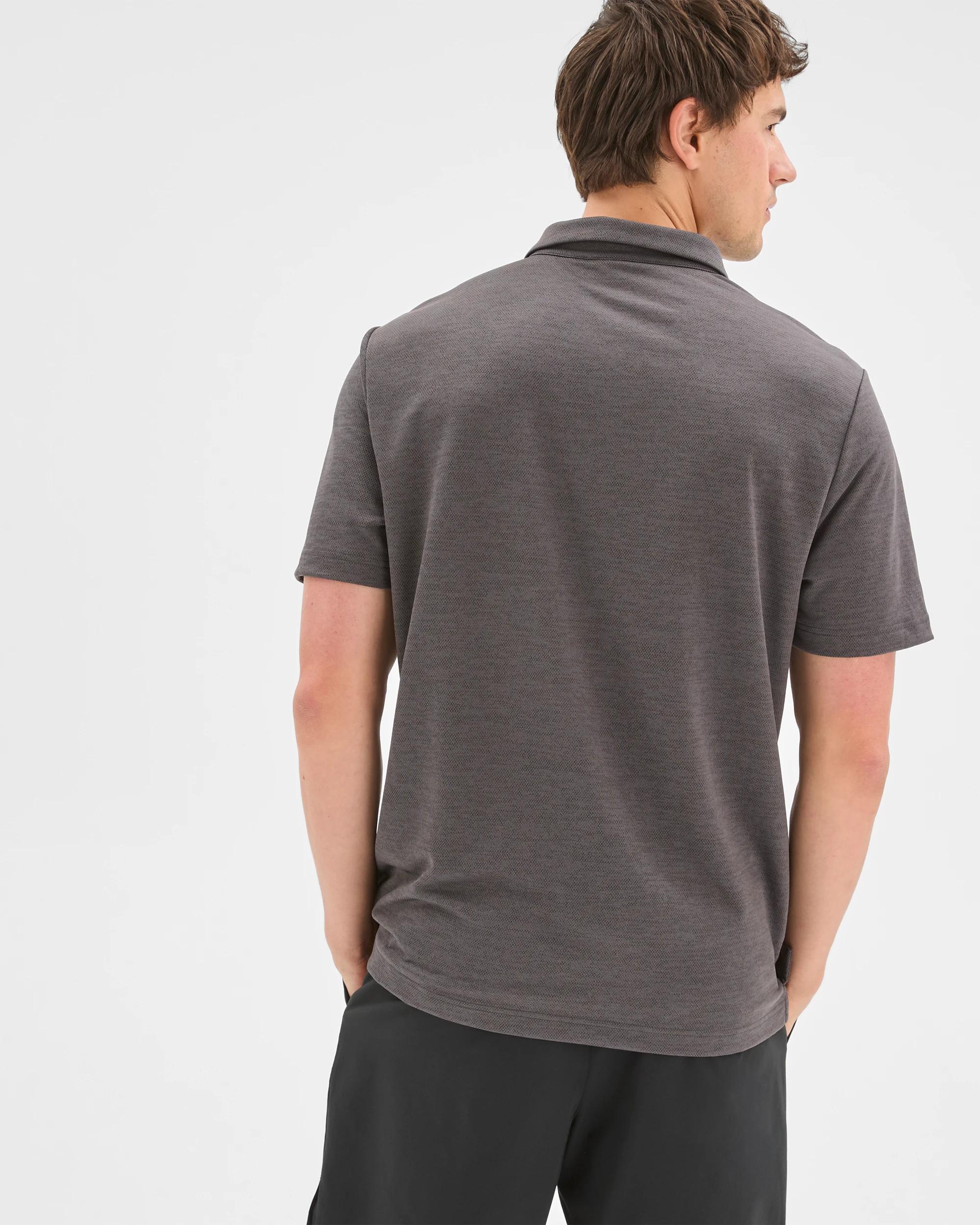 6 Target Active Textured Polo Top BLACK, 6 of 6
