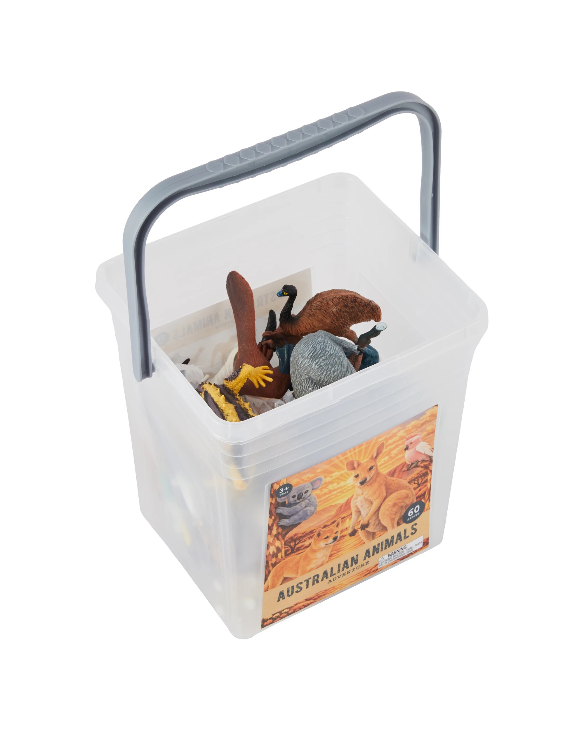 2 60 Piece Australian Animal Bucket Playset, 2 of 6
