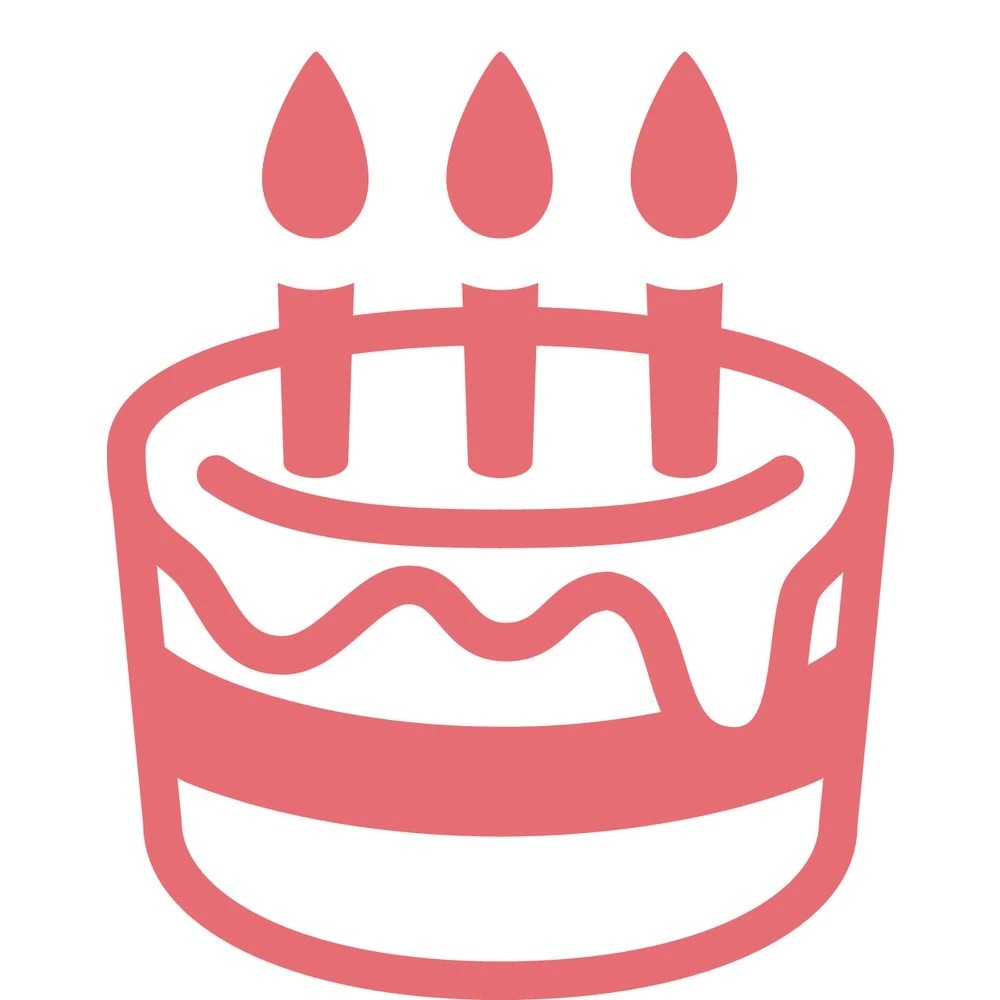 2 PILOT Frixion Stamps Birthday Cake Red, 2 of 2