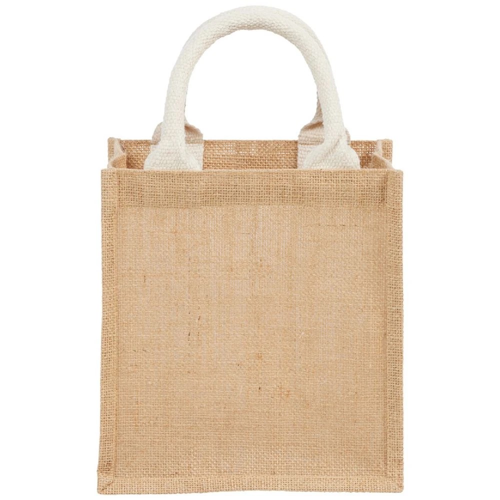 1 J.Burrows Laminated Jute Bag Small, 1 of 3