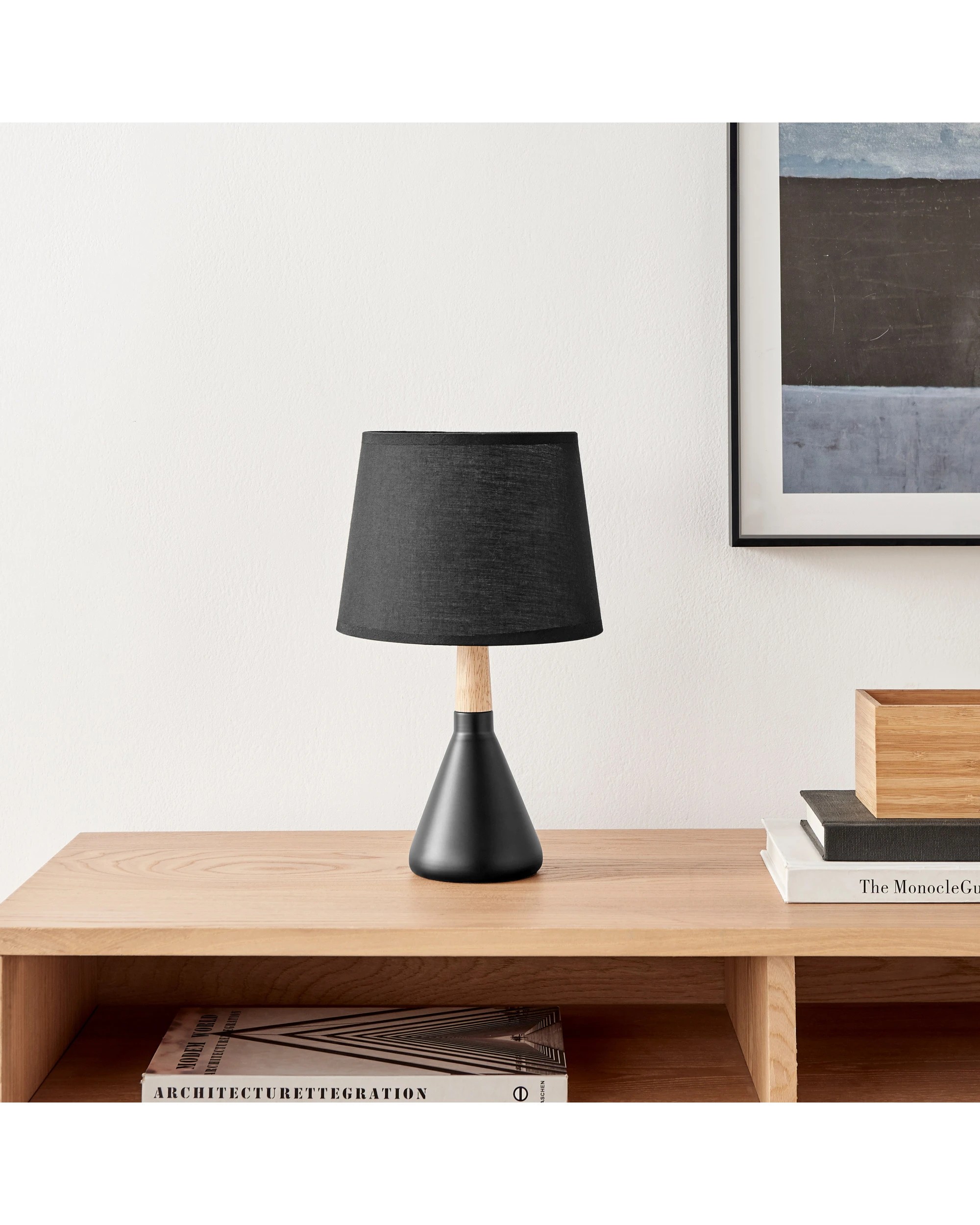 3 Sherwood Set of 2 Preston Table Lamp - Black, 3 of 10