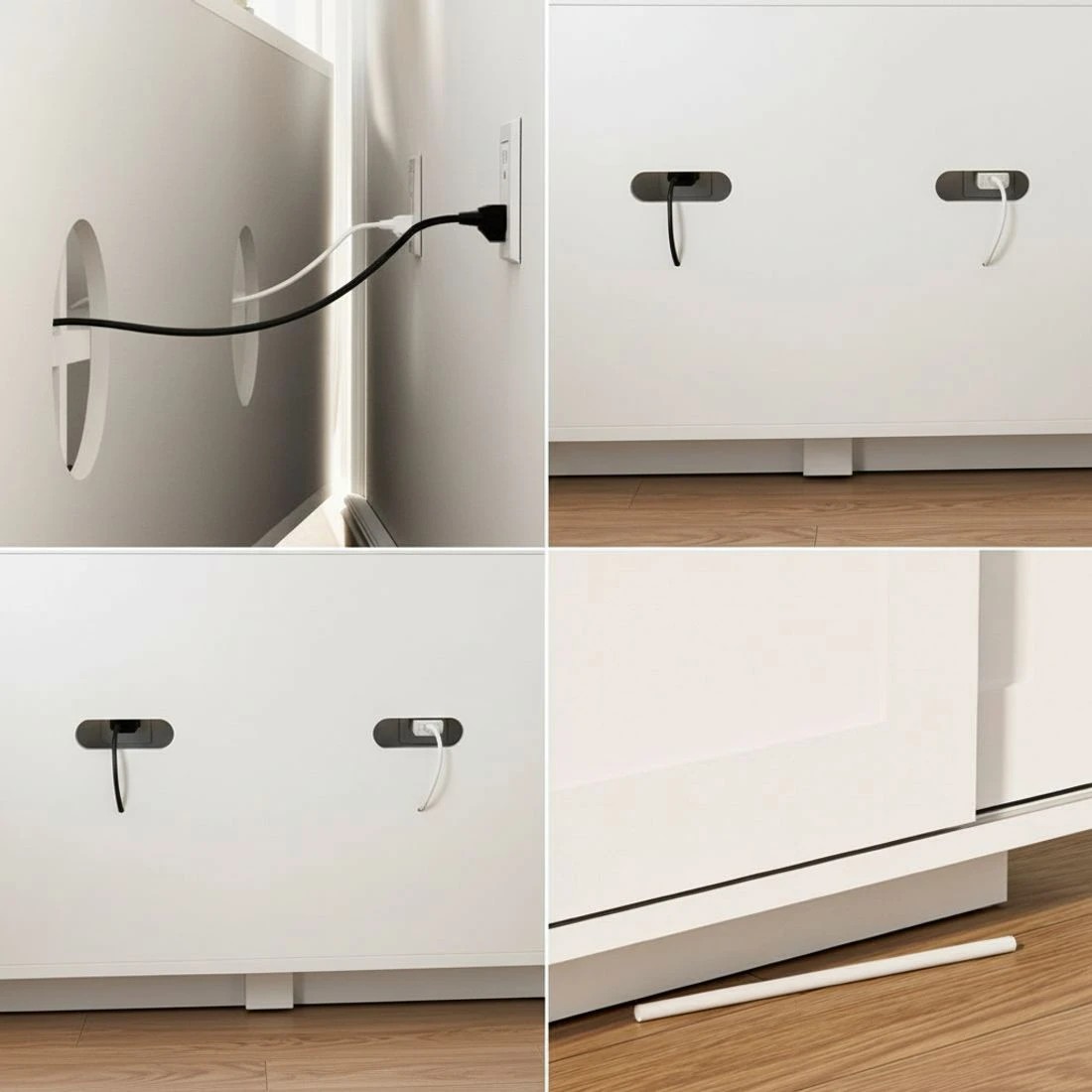 8 Artiss TV Unit Entertainment Unit Storage Cabinet 160cm - White, 8 of 8