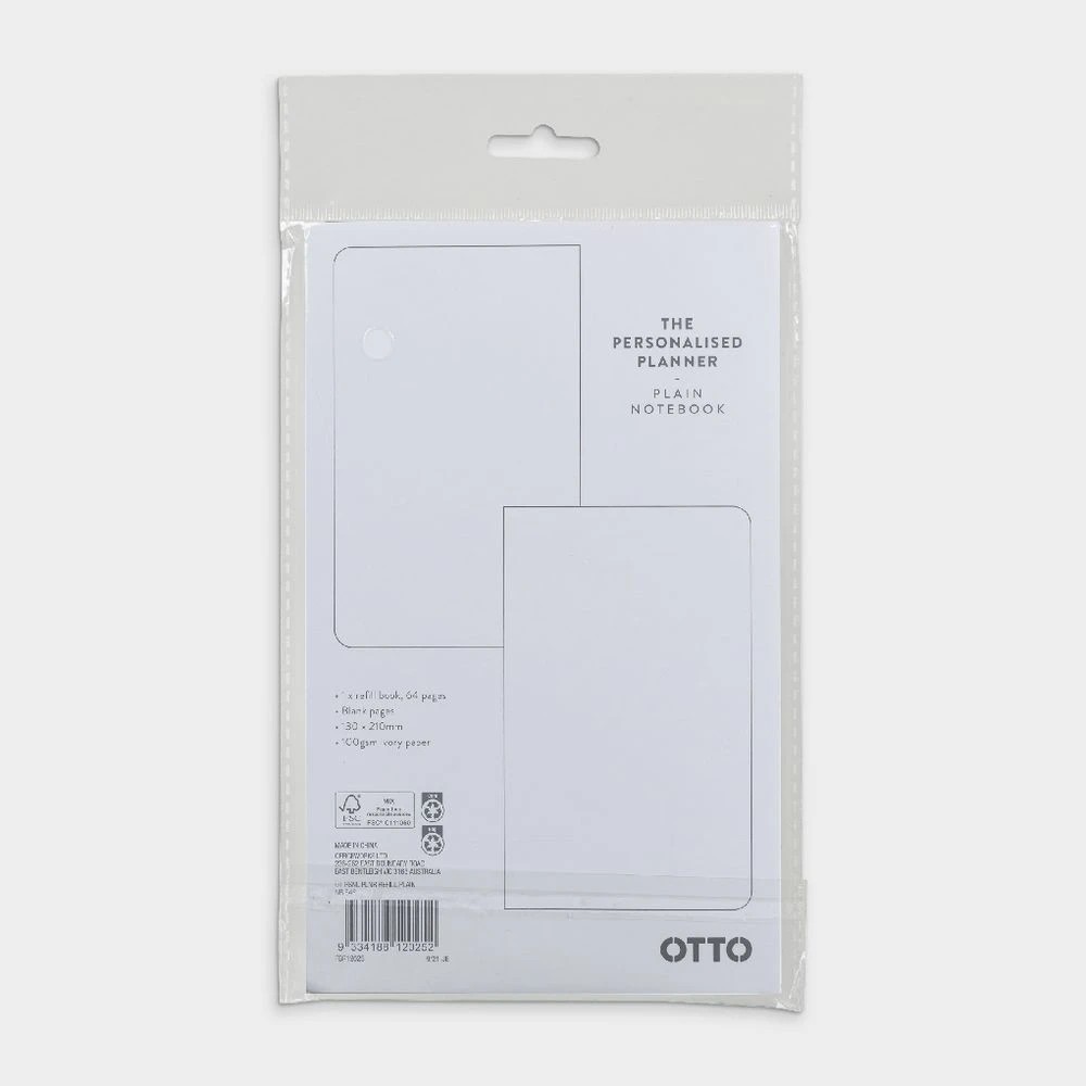 4 Otto Personal Planner Plain Notebook Refill, 4 of 4