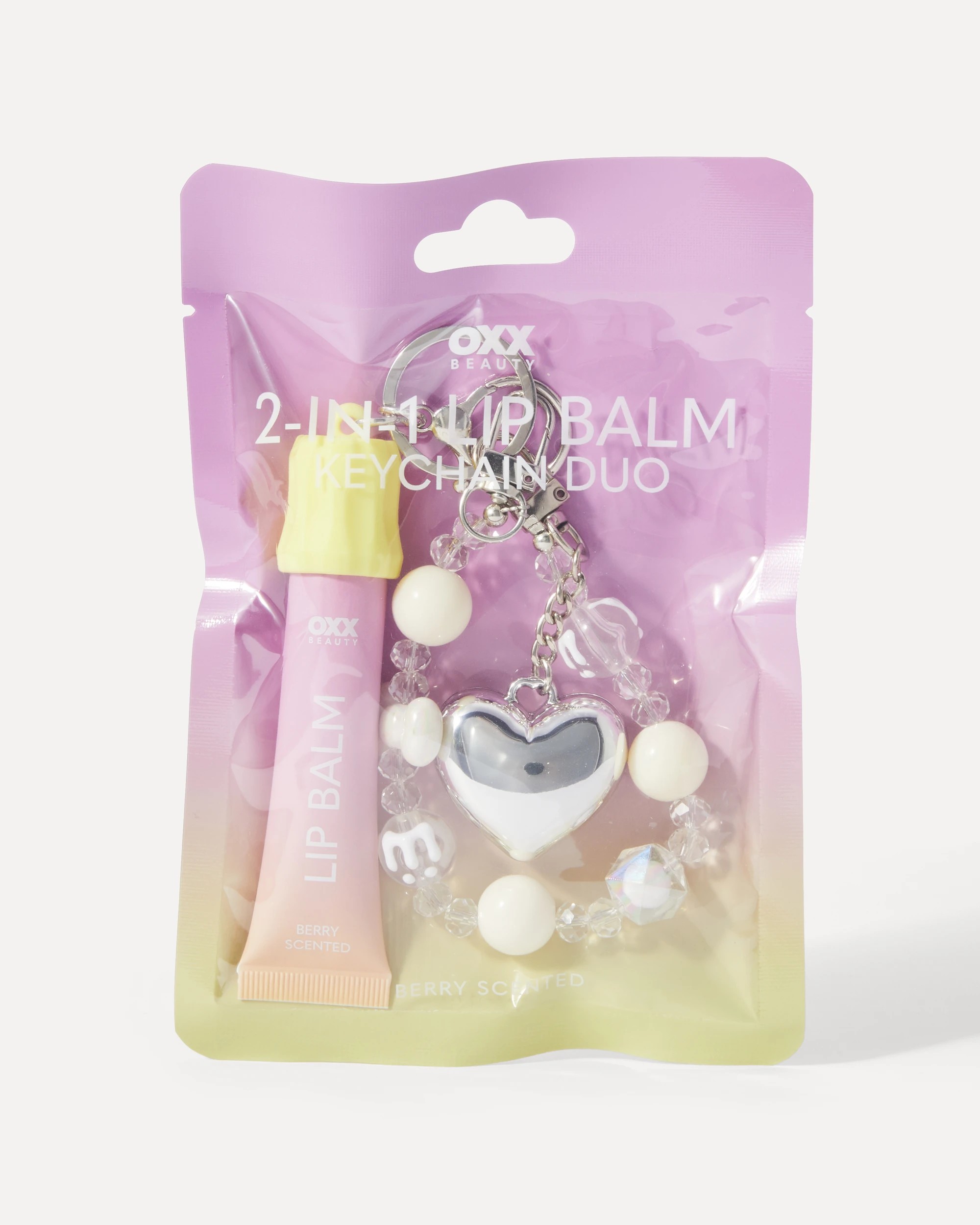 5 OXX Beauty 2 in 1 Lip Balm and Keychain Duo - Berry Scented, 5 of 6
