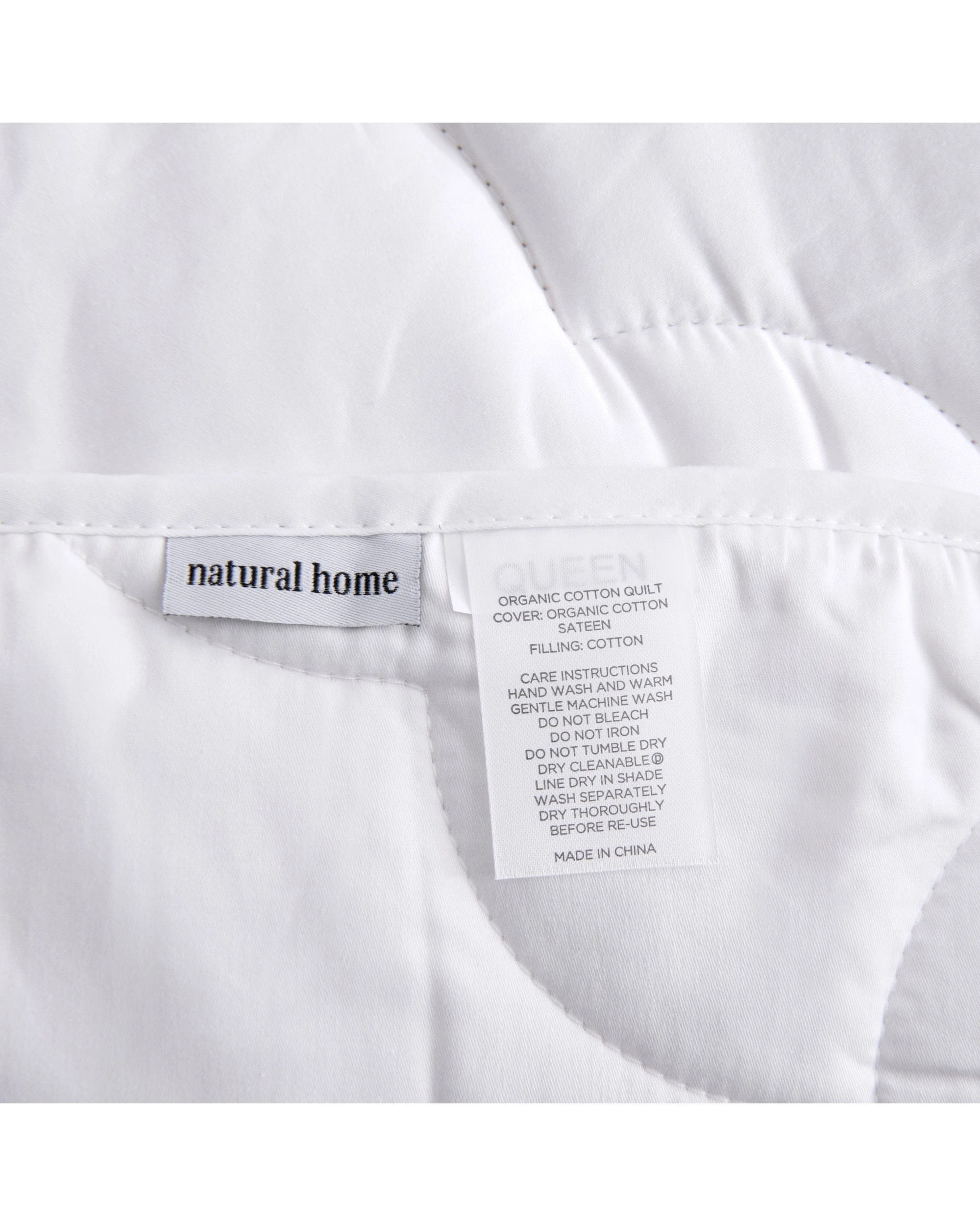9 Natural Home 250gsm Summer Cotton Quilt - Super King Bed - White, 9 of 10