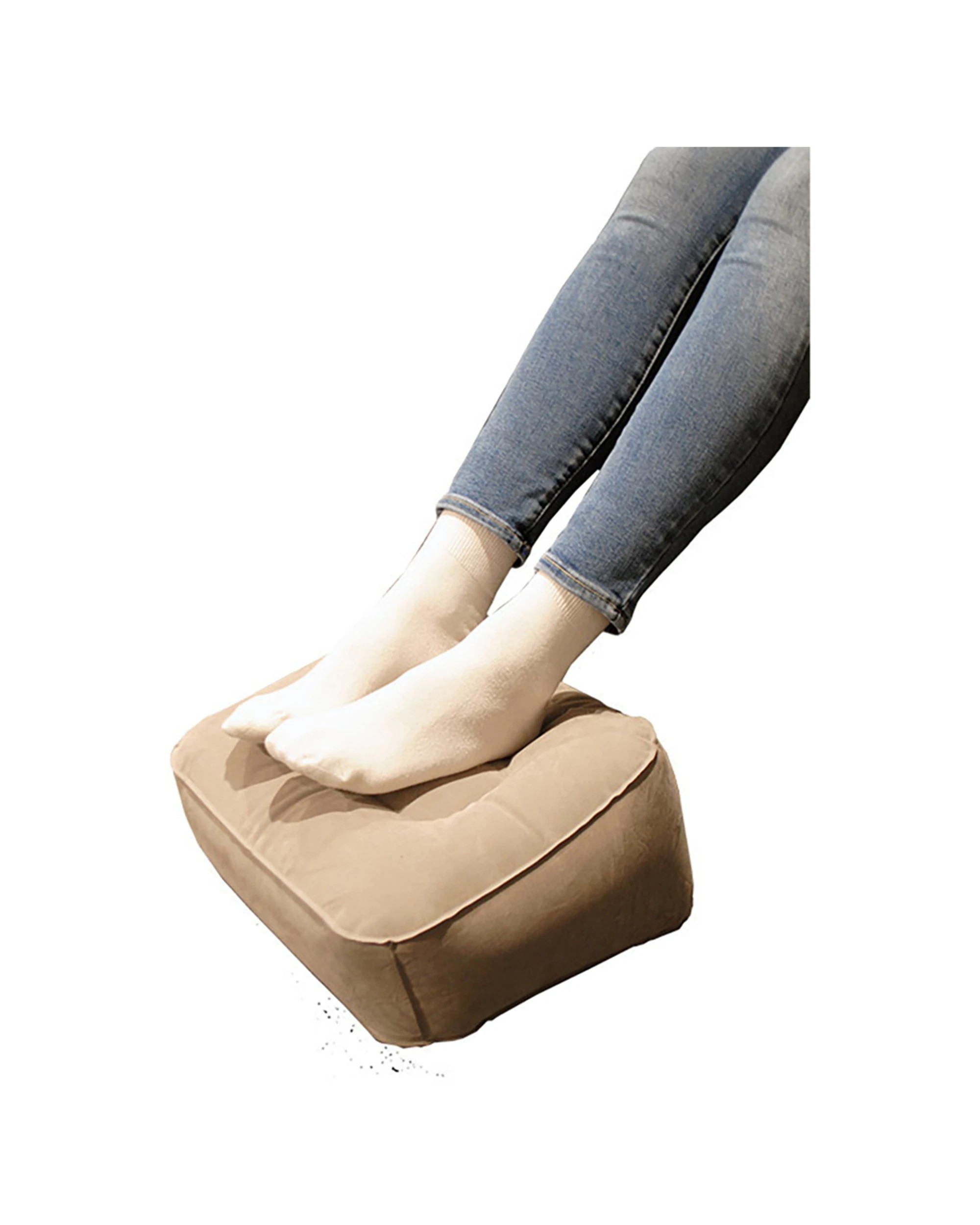 1 Tosca 2Pk Inflatable Travel/Home Foot Rest Cushion Pillow, 1 of 1