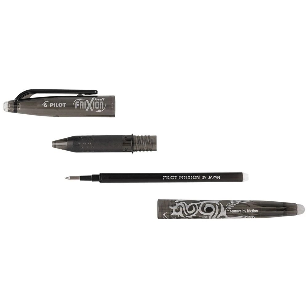 4 PILOT FriXion Ball Gel Pen 0.5mm Black 4 Pack, 4 of 8