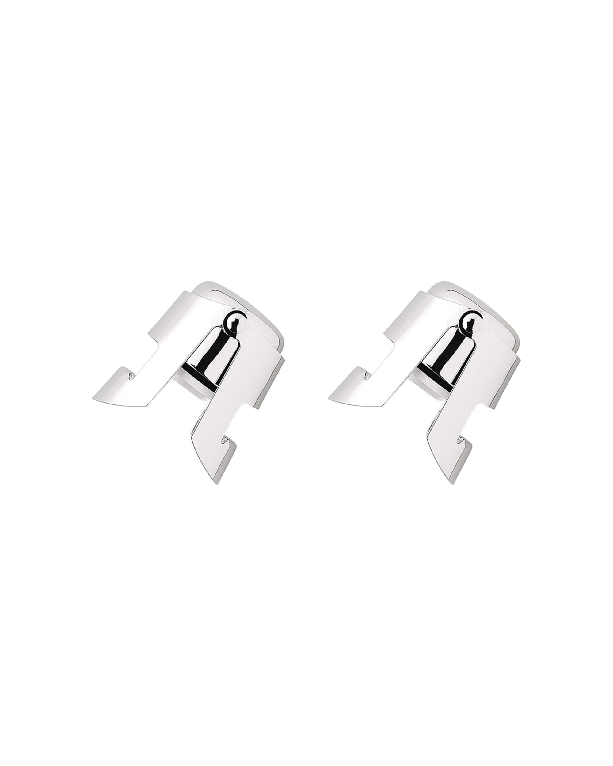 1 Avanti 2PK Classic Champagne Stopper Stainless Steel Dishwasher Safe - Silver, 1 of 1