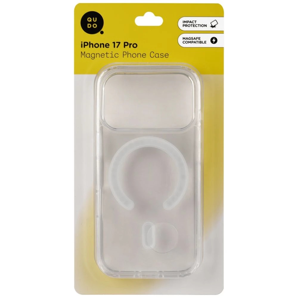 1 Qudo MagSafe Clear Case iPhone 17 Pro, 1 of 3