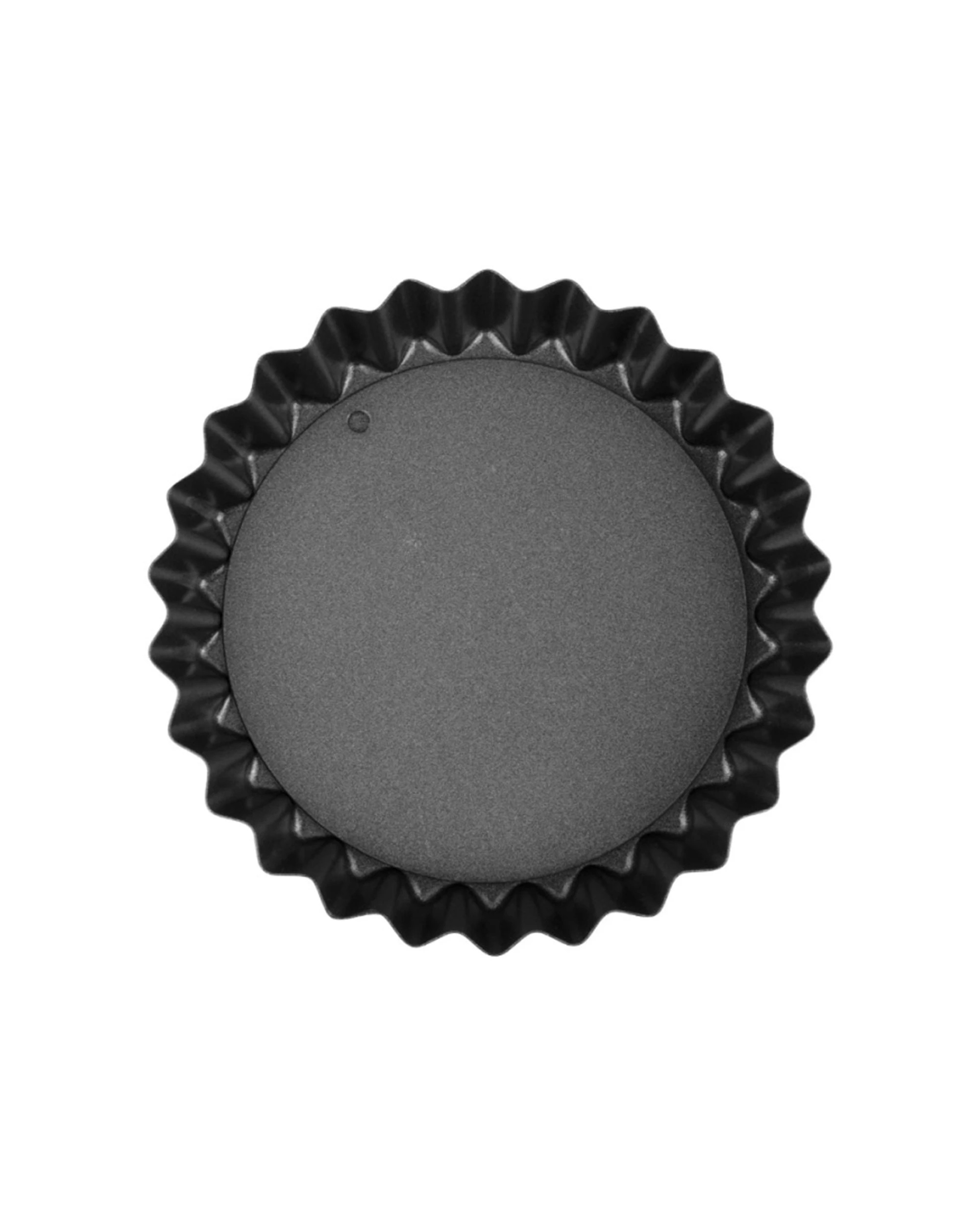 1 Bakemaster Mini Quiche Pan Non Stick Steel Bakeware Carbon Durable, 1 of 4