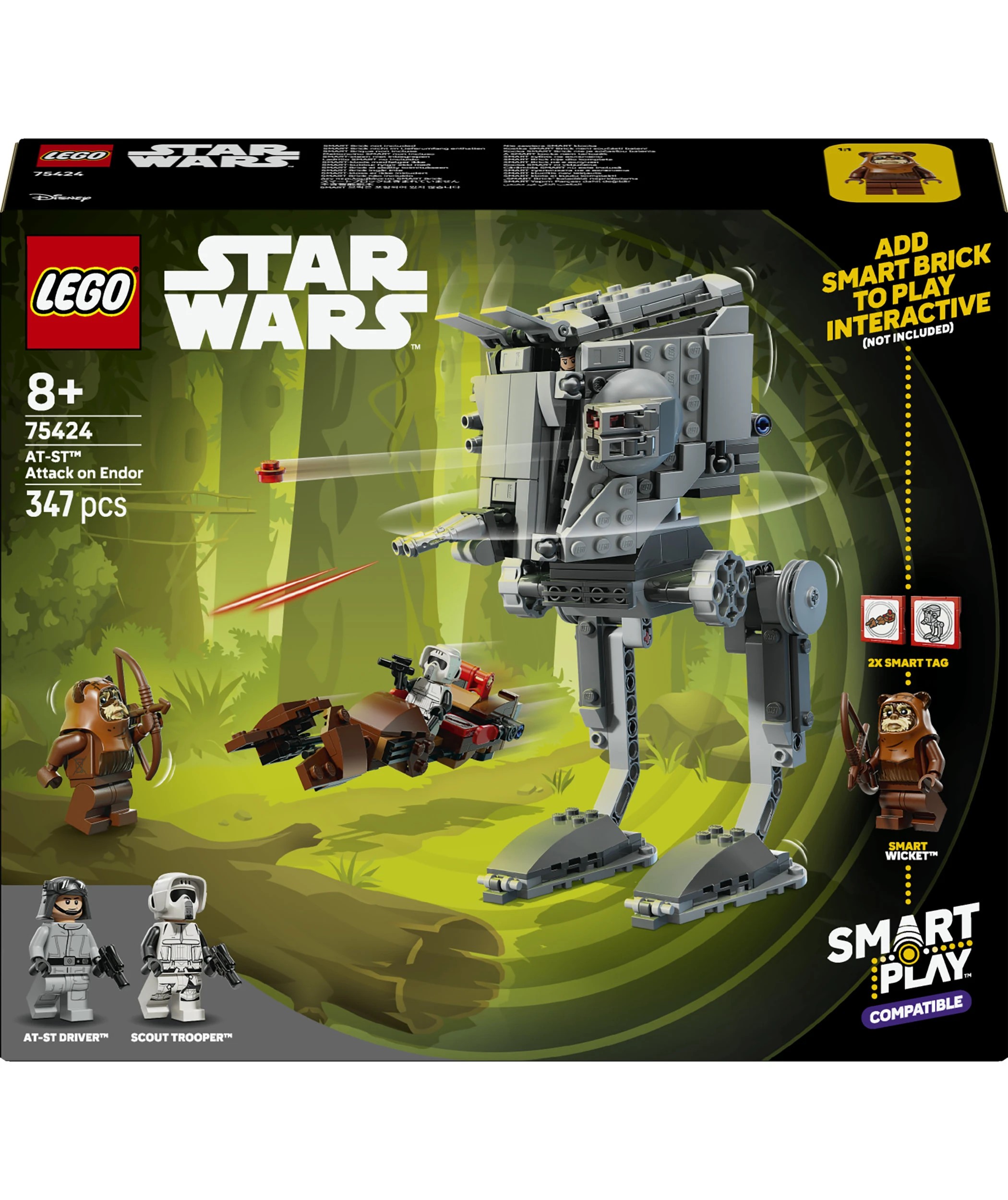 1 LEGO Star Wars SMART Play: AT-ST Attack on Endor 75424, 1 of 11