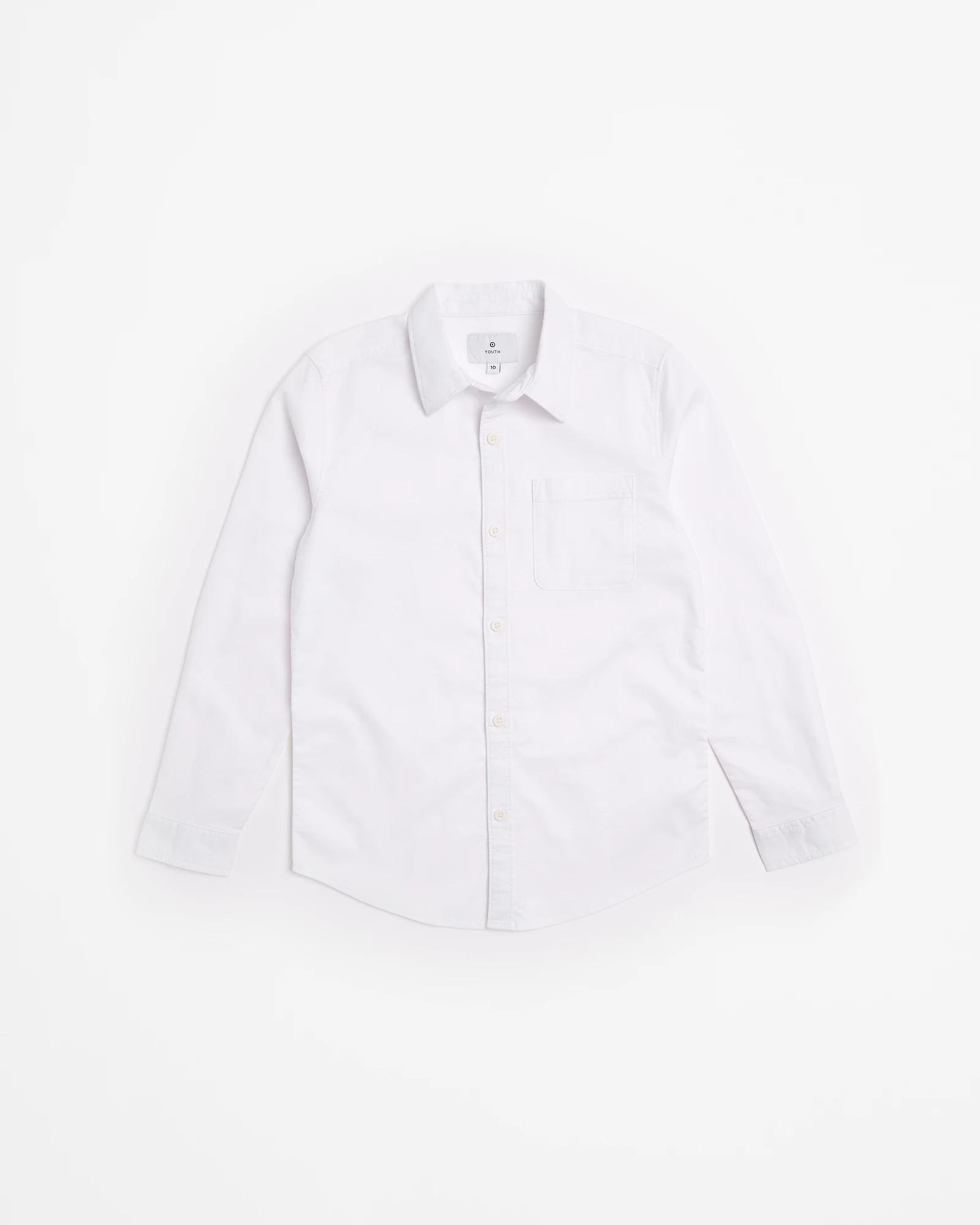 4 Target Youth Long Sleeve Shirt WHITE, 4 of 5
