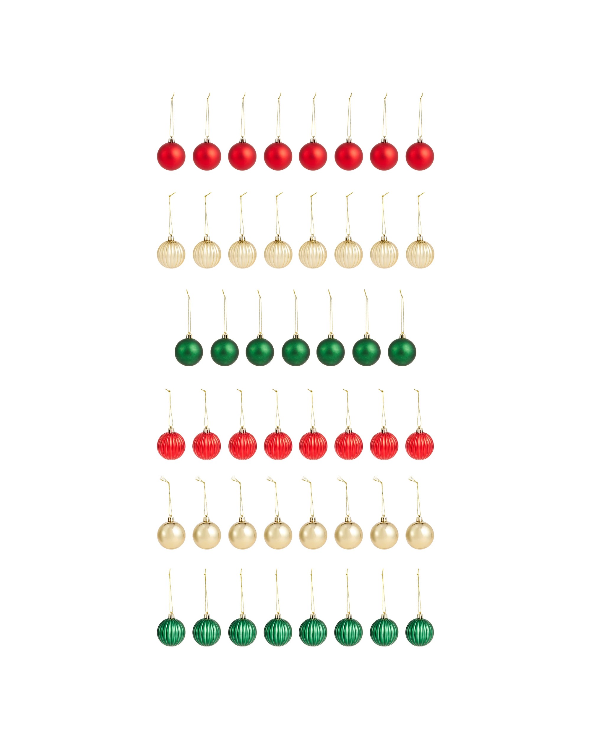 2 47 Pack 6cm Traditional Baubles, 2 of 10